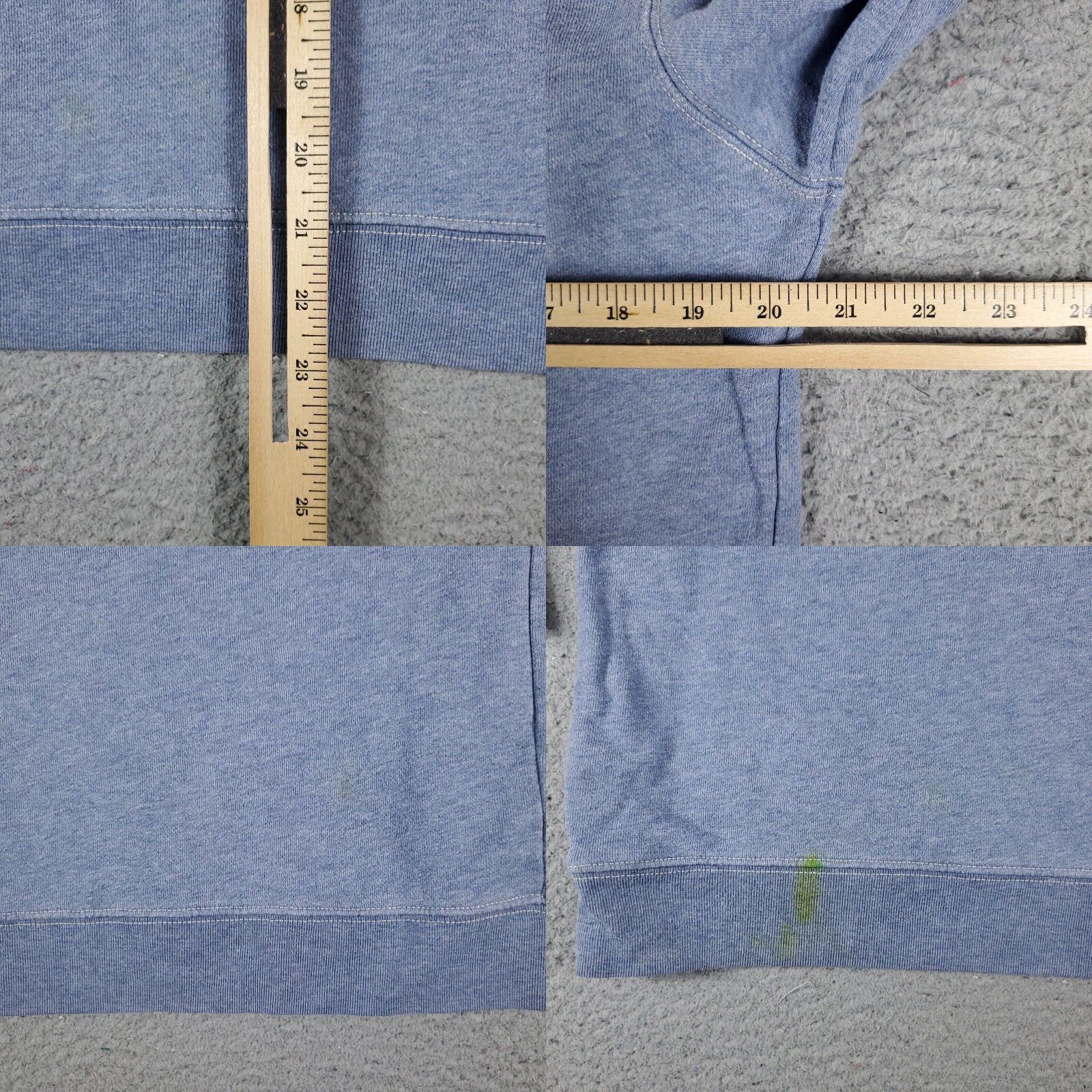 Tommy Hilfiger Tommy Hilfiger Pullover Sweater Womens Medium Blue Mock Neck Long Sleeve Casual Cotton Blend Size M / US 6-8 / IT 42-44 - 8 Thumbnail