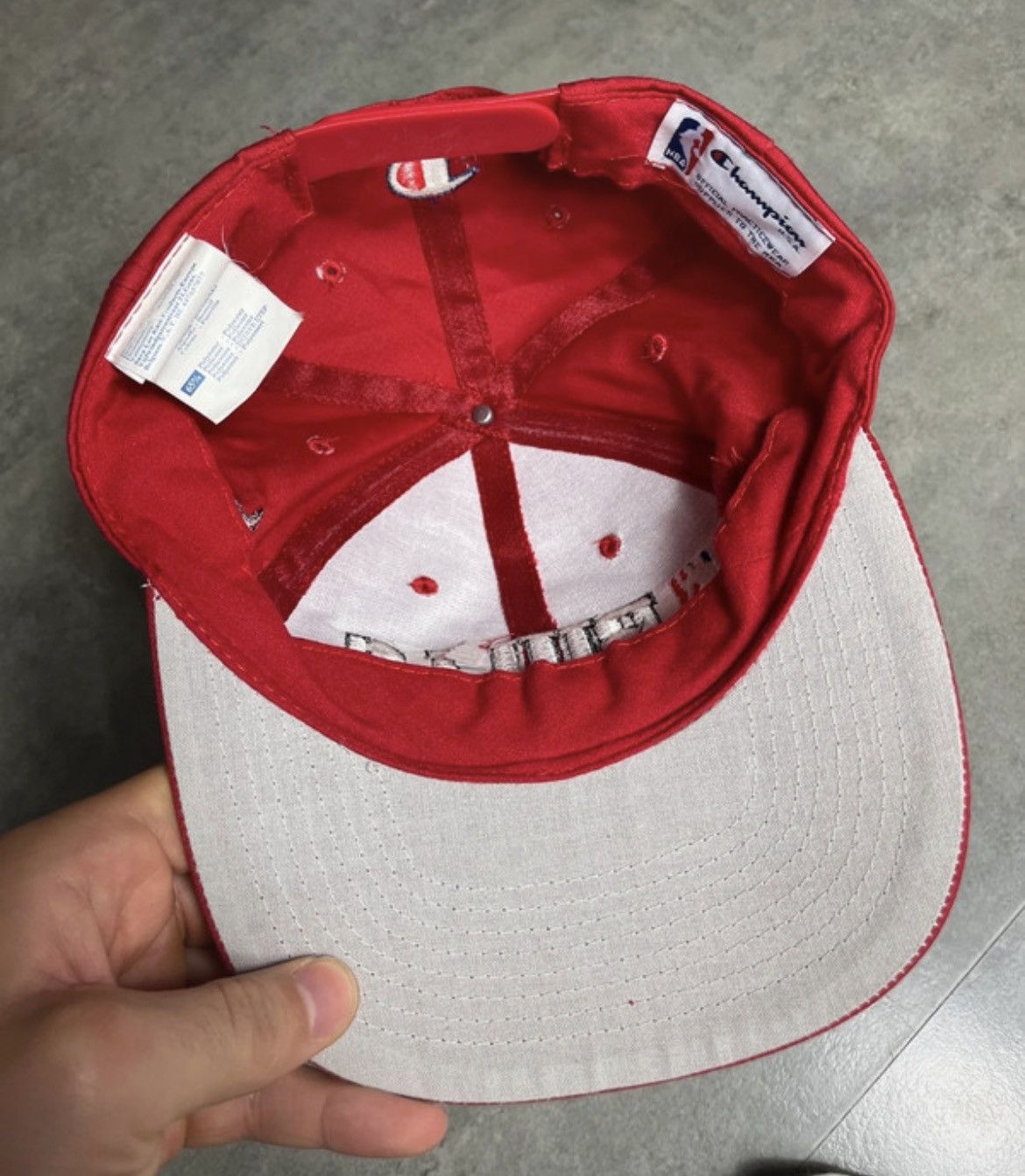 Champion Vintage 90s Chicago Bulls NBA Champion Basketball Snapback Size ONE SIZE - 4 Thumbnail