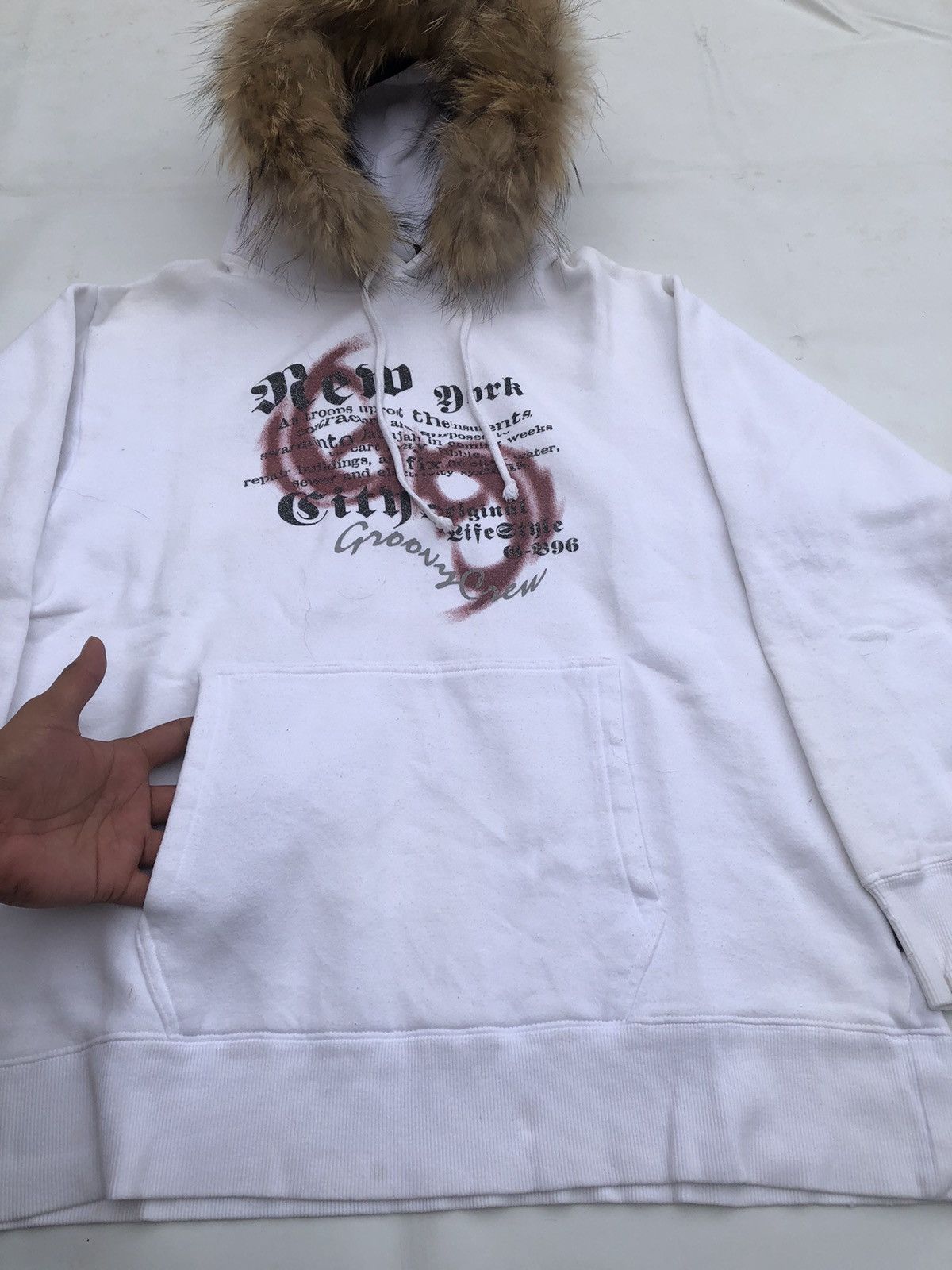 If Six Was Nine Japanese Poem Fur Hoodie Ifsixwasnine LGB Style Size US XL / EU 56 / 4 - 5 Thumbnail