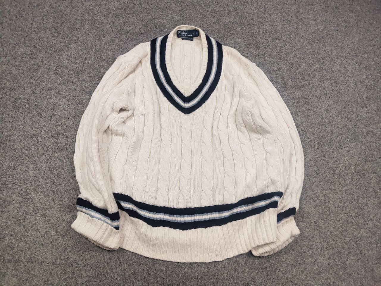 Polo Ralph Lauren Vintage 80's Polo Ralph Lauren Cricket Jumper Tennis Sweater Size US XL / EU 56 / 4 - 2 Thumbnail