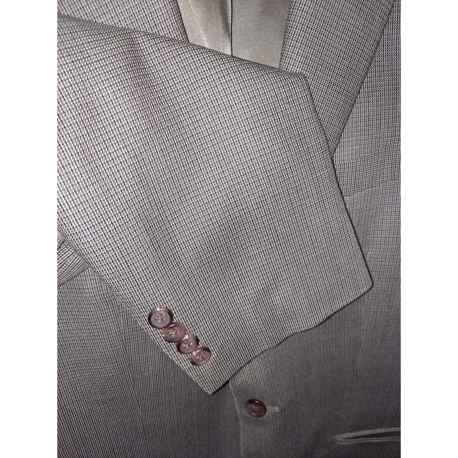 Lauren Ralph Lauren Lauren Ralph Lauren Tan Silk/Wool Tan Plaid Blazer Size 40R Size 40R - 8 Thumbnail