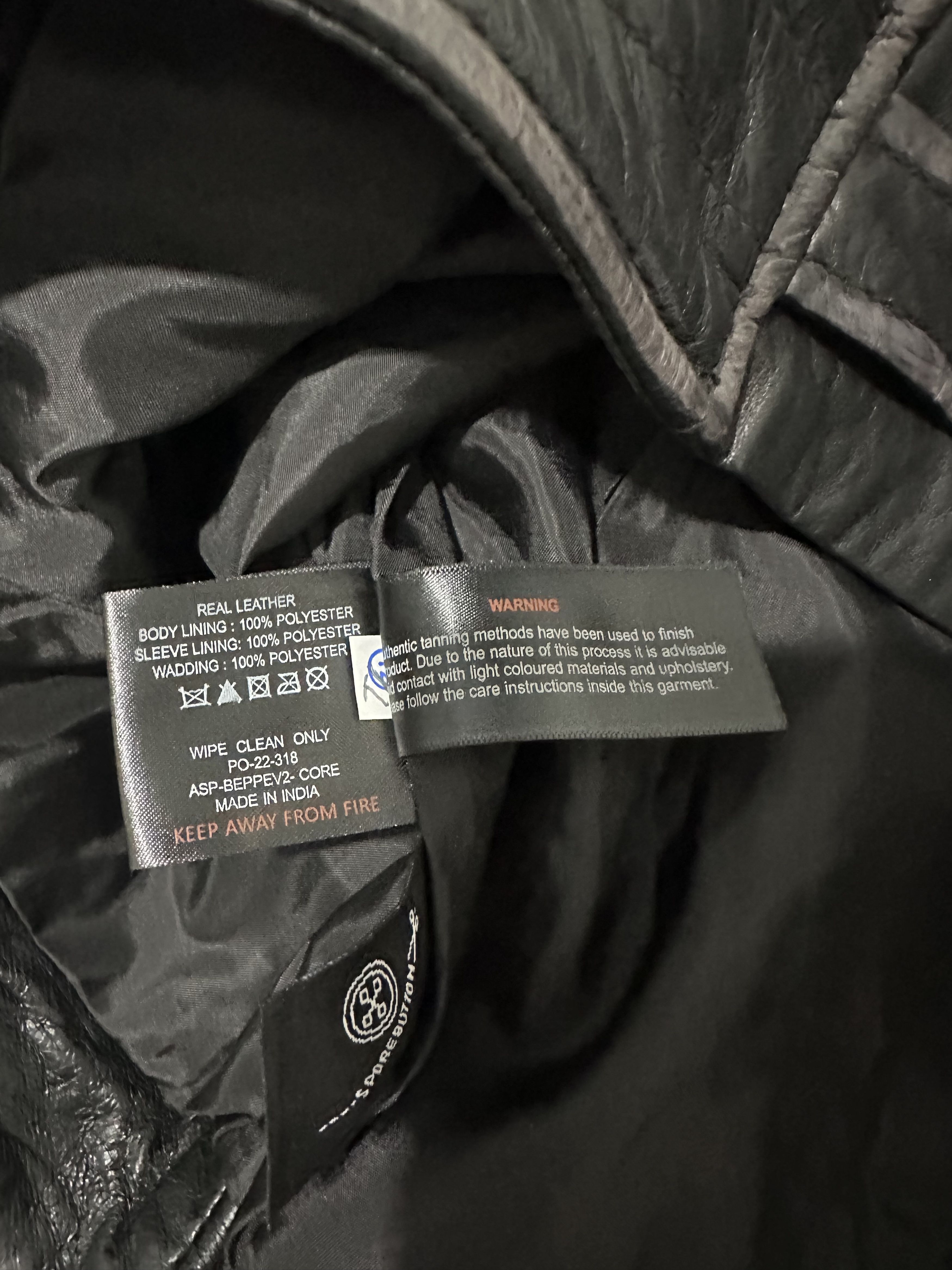 Barneys New York Barney's Originals Beppe Leather Jacket with ribbed detail Size M / US 6-8 / IT 42-44 - 5 Thumbnail