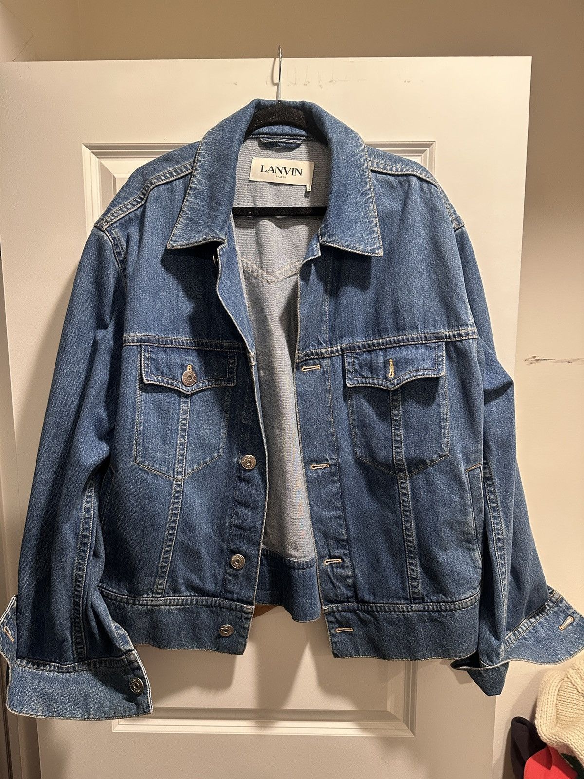 Lanvin Lanvin Denim Jacket Size US XL / EU 56 / 4 - 1 Thumbnail