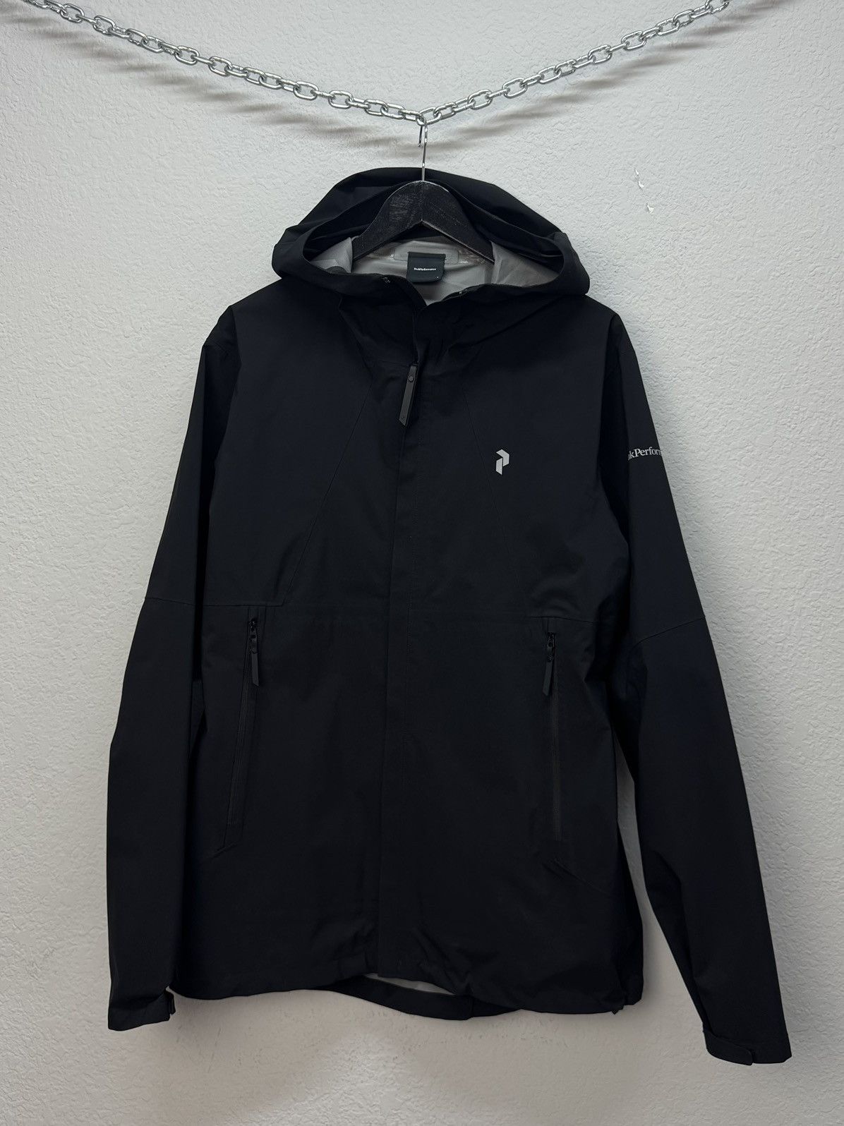 Goretex × Peak Performance Vintage Peak Performance Gore-Tex Black Jacket Arcteyx Style Size US L / EU 52-54 / 3 - 2 Thumbnail