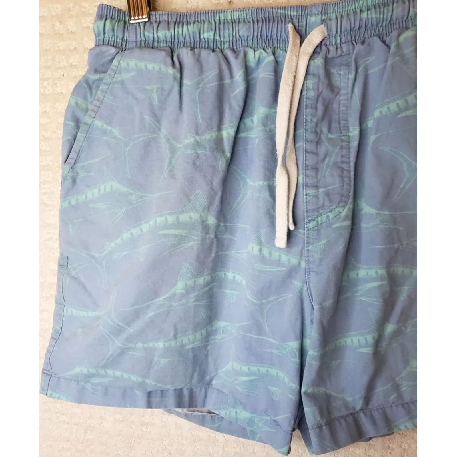 Chubbies Chubbies Shorts Mens M Blue Men Board Fish Pattern Size US 31 - 2 Thumbnail