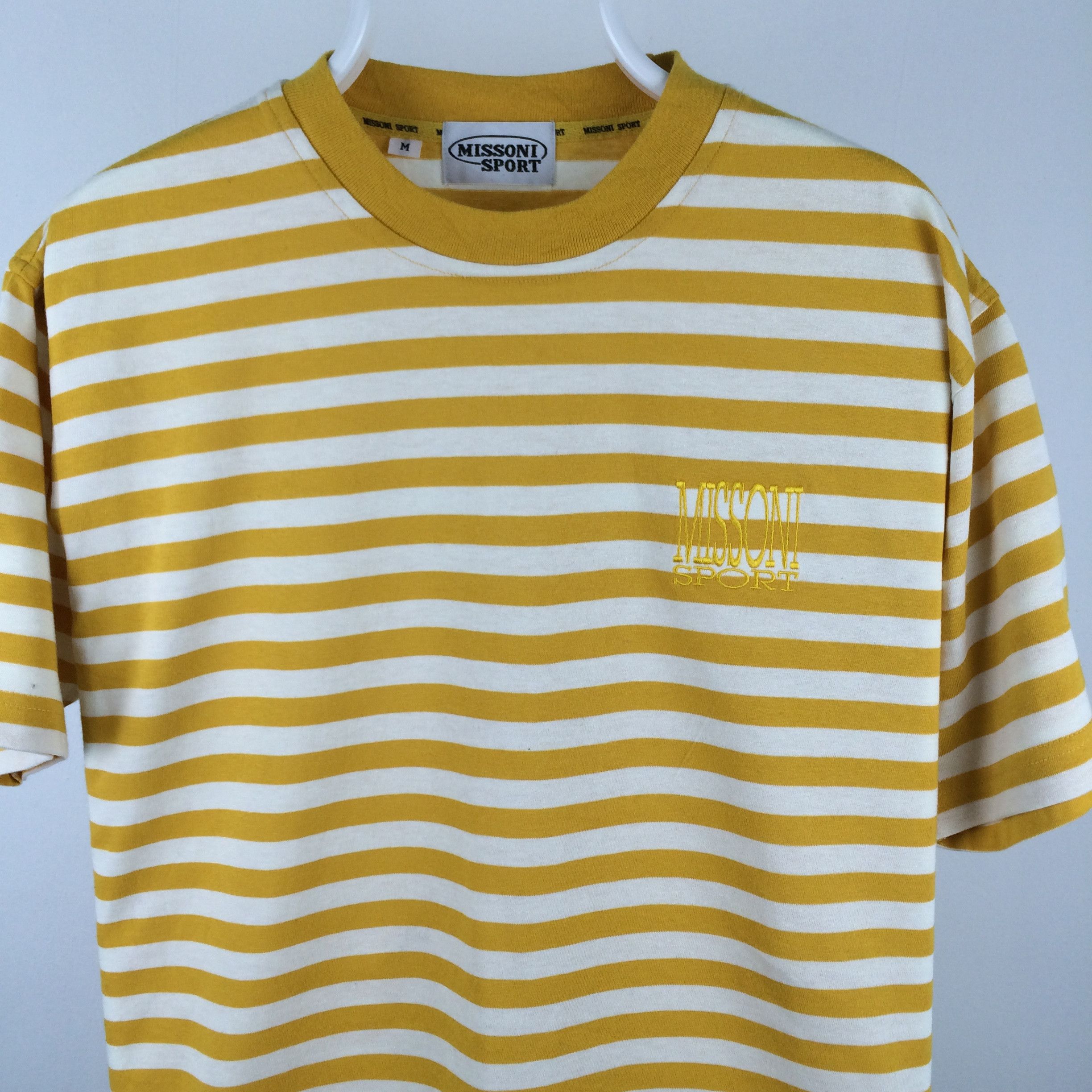 Missoni × Vintage c12 VTG MISSONI SPORT STRIPED T-SHIRT Size US M / EU 48-50 / 2 - 2 Thumbnail