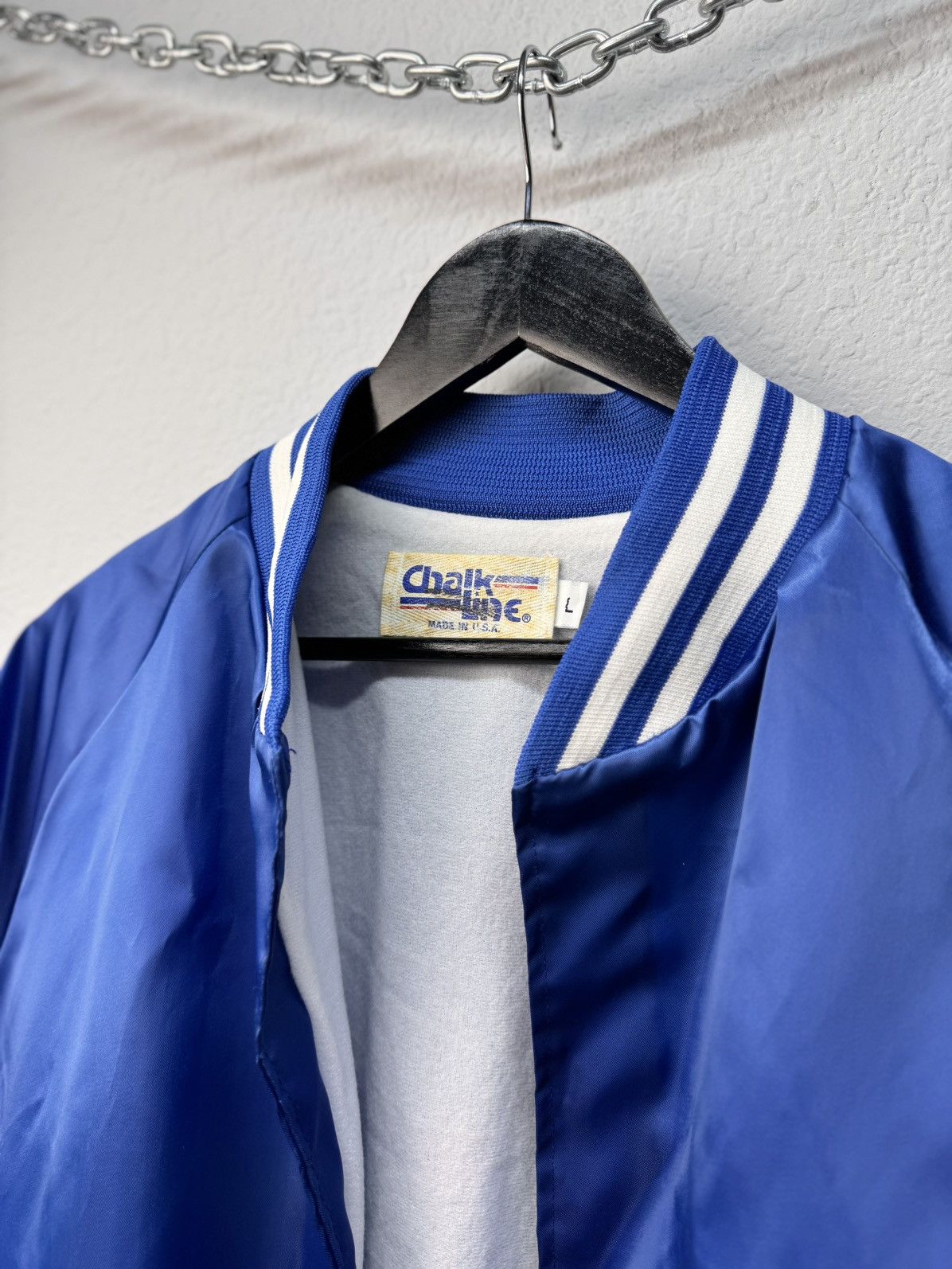 Chalk Line × Vintage Vintage Made USA Chalk Line nylon bomber Satin Bomber NBA Size US M / EU 48-50 / 2 - 6 Thumbnail