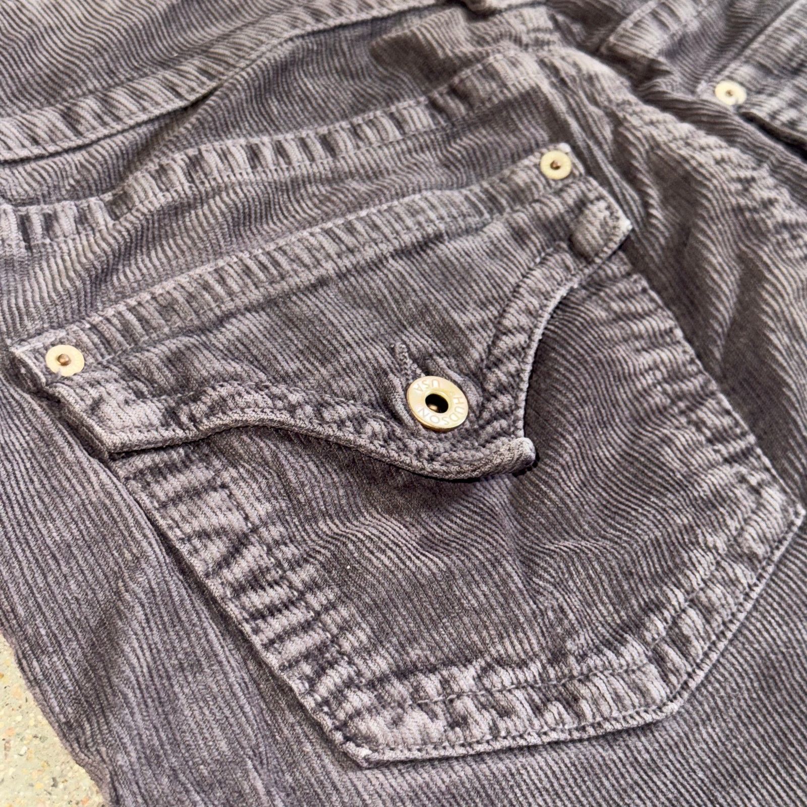 Hudson Hudson Jeans Size 29 Corduroy Low Rise Bootcut Flare Y2K USA Size 29" - 11 Thumbnail