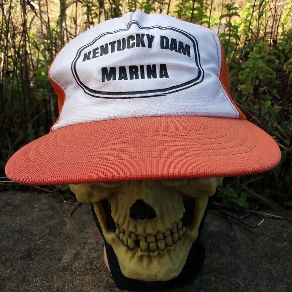 Vintage Deadstock Vintage Kentucky Dam Marina Snap Trucker Hat Cap Size ONE SIZE - 1 Thumbnail