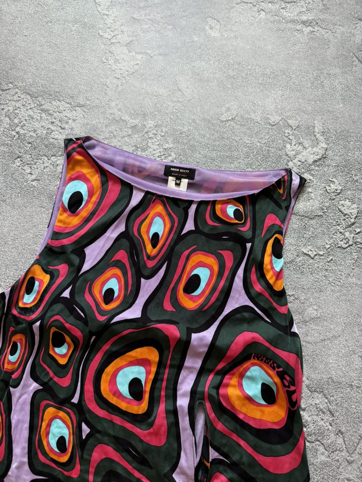 Miss Sixty Miss sixty M multicolour mini dress sleeveless all printed Size M / US 6-8 / IT 42-44 - 4 Thumbnail