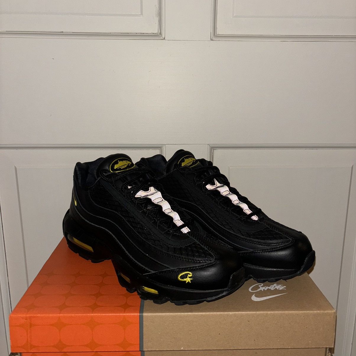 Corteiz × Nike Nike x Corteiz Air Max 95 Honey Black Mens 9 US Sneaker Size US 9 / EU 42 - 1 Thumbnail