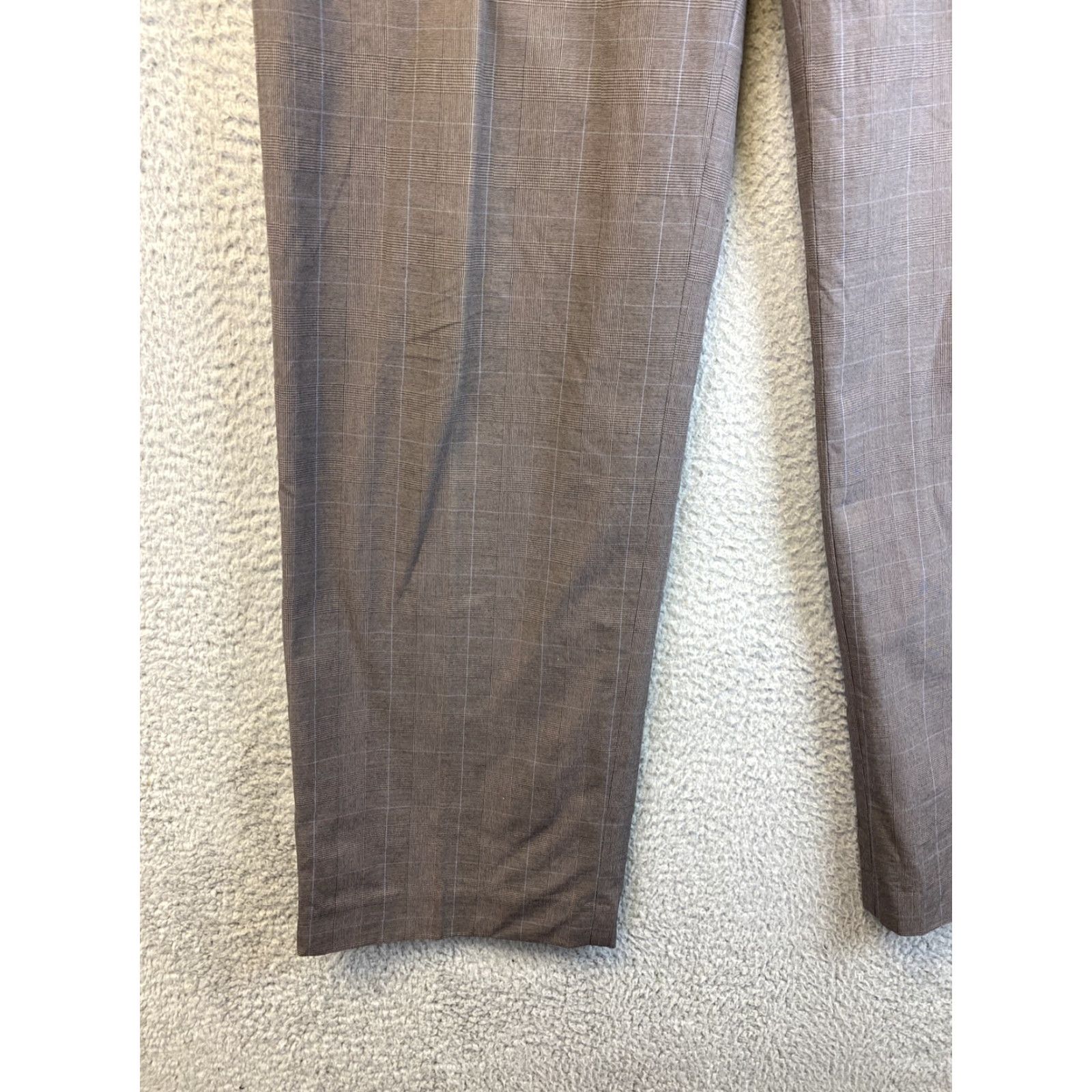 Banana Republic Banana Republic Emerson Chino Pants Men's 35x34 Flat Front Brown 92-49 Regular Fit Inseam 34 Size 35 Size US 35 - 4 Thumbnail