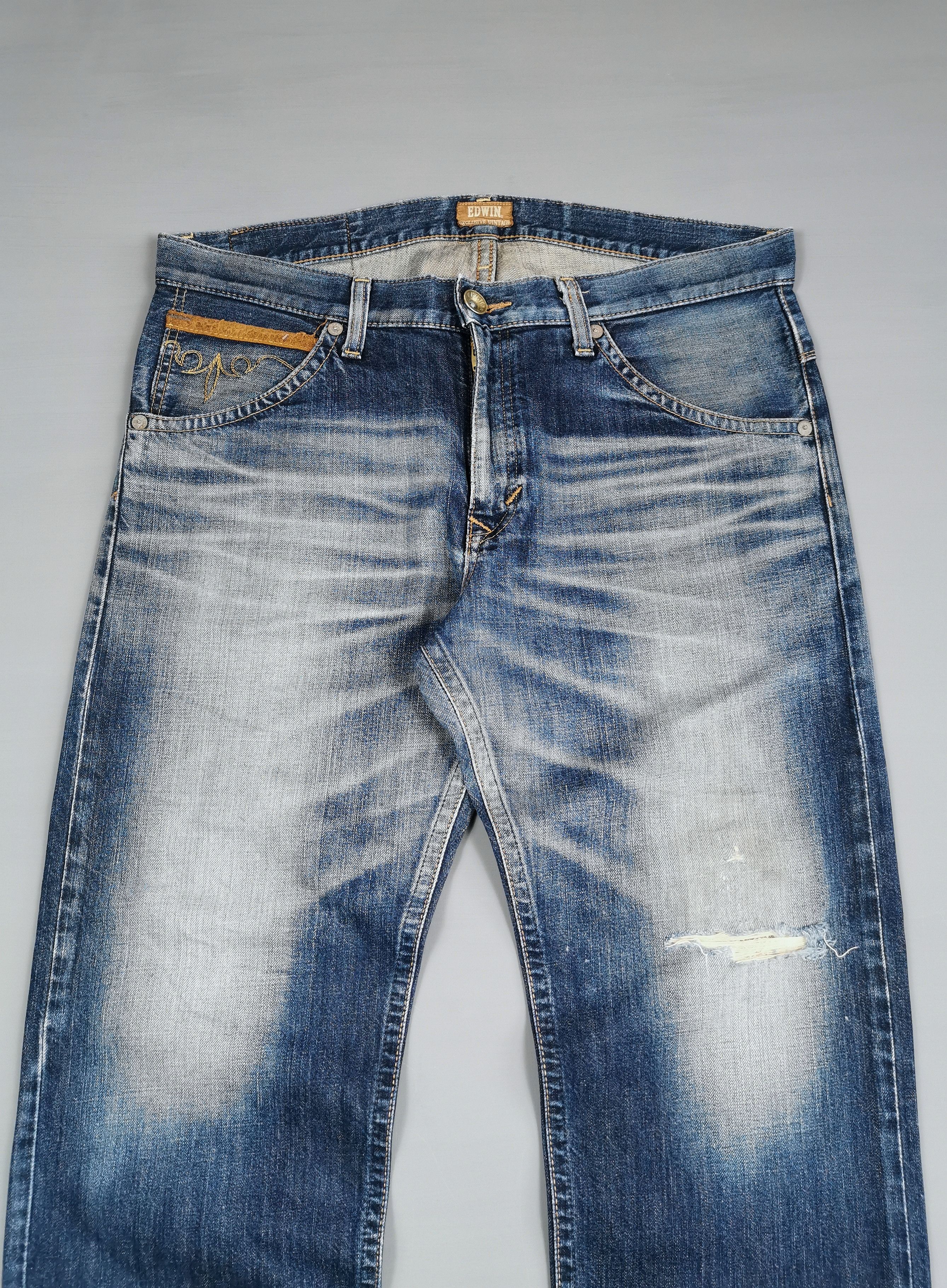 Edwin Vintage Edwin Japanese Distressed Denim Size US 38 / EU 54 - 2 Thumbnail