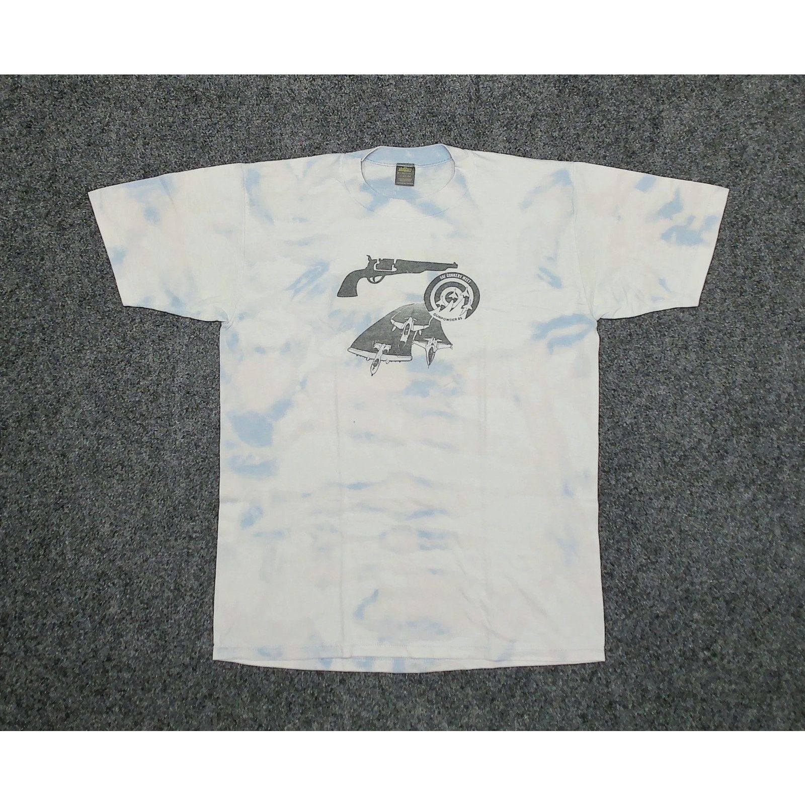 Jerzees Vintage 1985 9AF Gunnery Meet Single Stitch Tie-Dye Tee Size US L / EU 52-54 / 3 - 3 Thumbnail