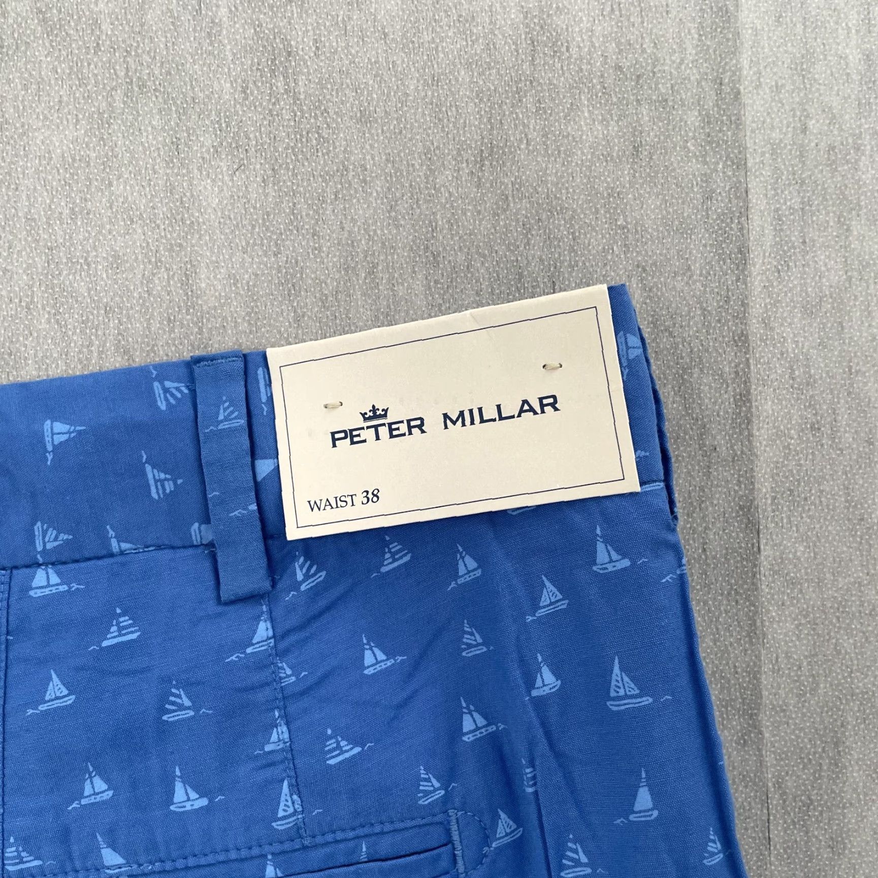 Peter Millar Peter Millar Shorts Adult 38 Blue Seaside Seaboat All Over Print Lightweight NEW Size US 38 / EU 54 - 3 Thumbnail