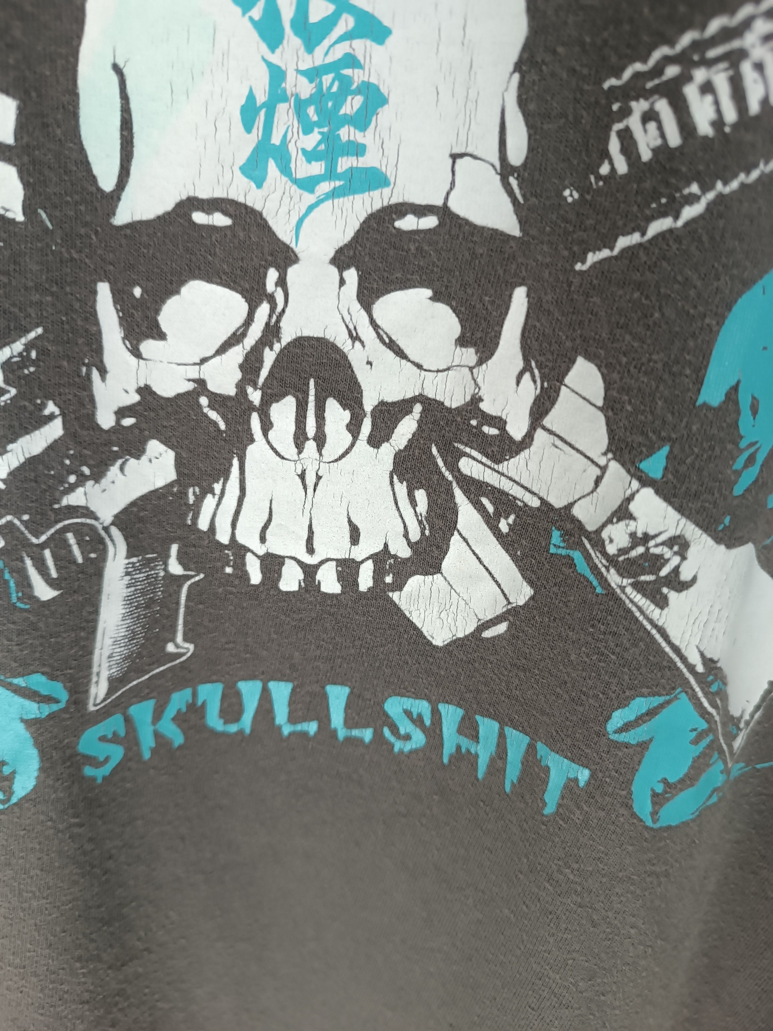 Band Tees THRASHED FADED VINTAGE JEALKB SKULLSHIT PUNK METAL GRUNGE Size US M / EU 48-50 / 2 - 9 Thumbnail