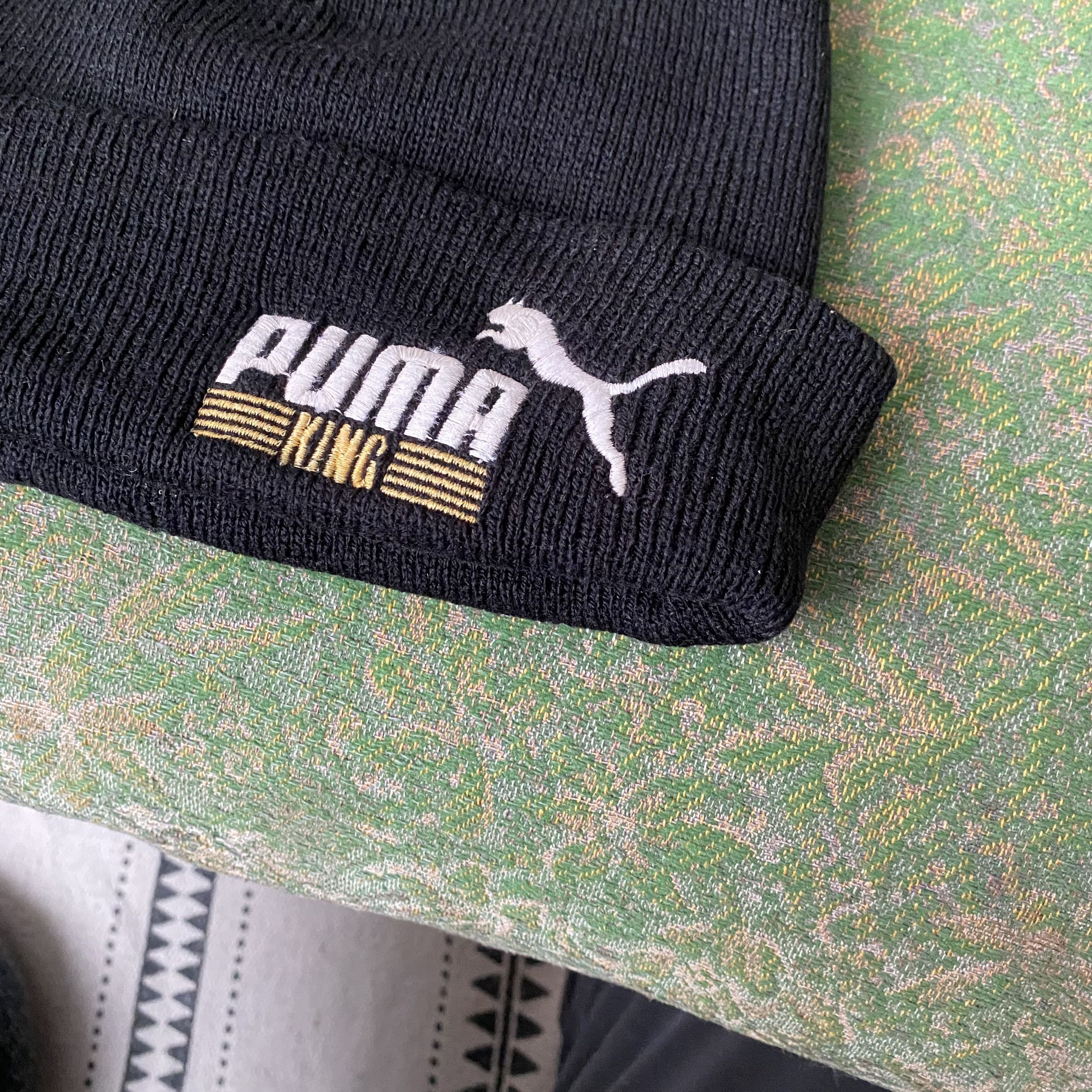 Puma Vintage 90s Puma King Beanie Hat Winter Y2K Size ONE SIZE - 2 Thumbnail