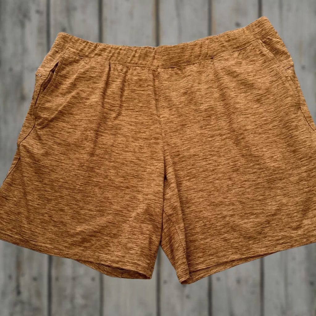 Vintage VRST Jersey 7" Shorts Mens XXL Tobacco Brown Heather Pull On Elastic Waist NEW Size US XXL / EU 58 / 5 - 1 Thumbnail