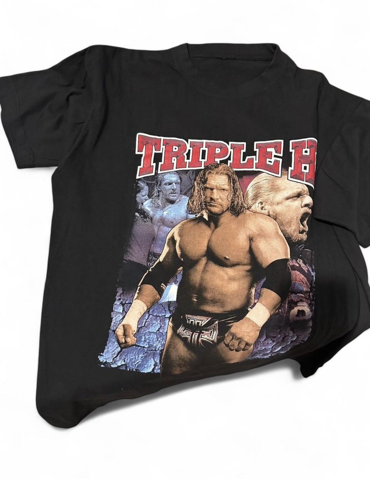 Vintage Vintage WWE Triple H Rap Tee Size US XL / EU 56 / 4 - 2 Thumbnail