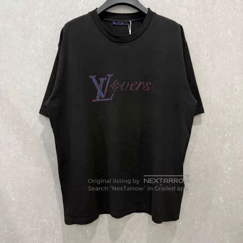 Louis Vuitton Louis Vuitton Rainbow gradient vertical print short sleeve Size US XXL / EU 58 / 5 - 1 Thumbnail