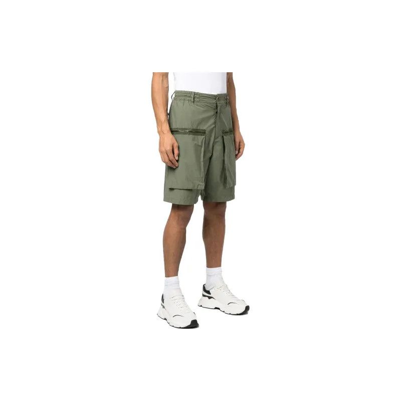 Moschino o1y0225 Logo Short in Military Green Size US 32 / EU 48 - 2 Thumbnail