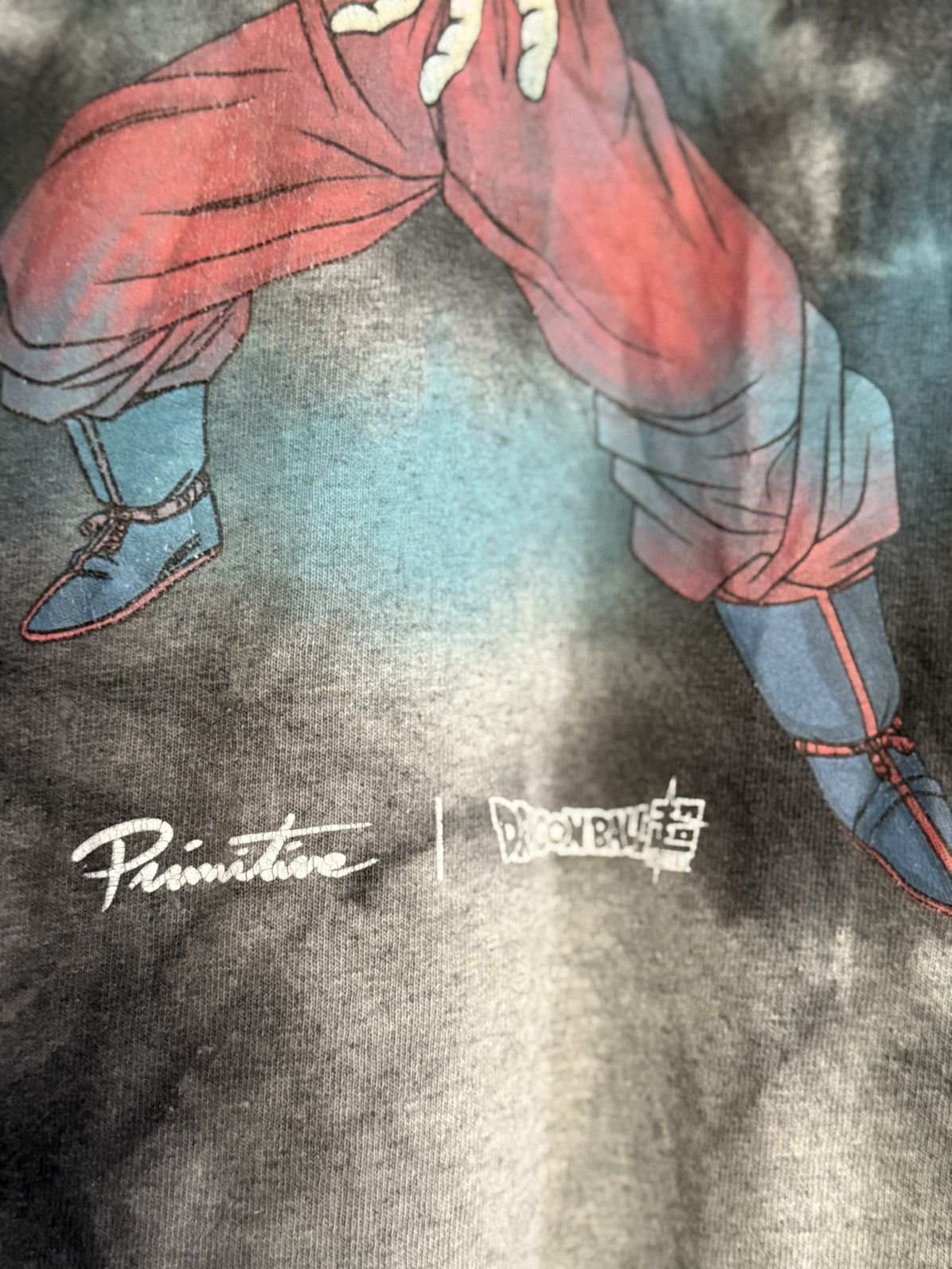 Anime Vintage Dragon Ball X Primitive Skateboard Faded Tee Size US XXL / EU 58 / 5 - 6 Thumbnail