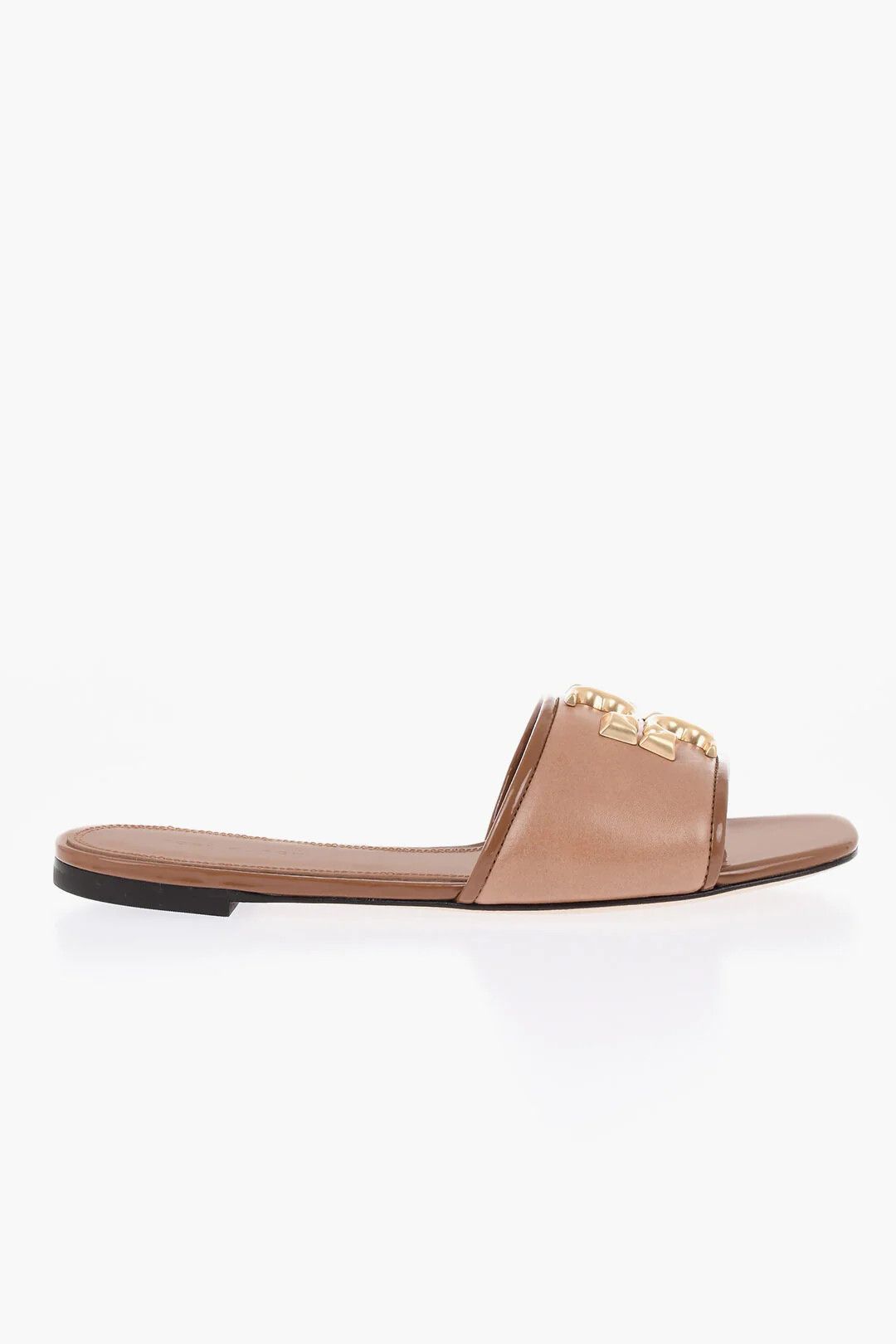 Tory Burch og1mm0426 Leather Slides in Brown Size US 6.5 / IT 36.5 - 1 Thumbnail