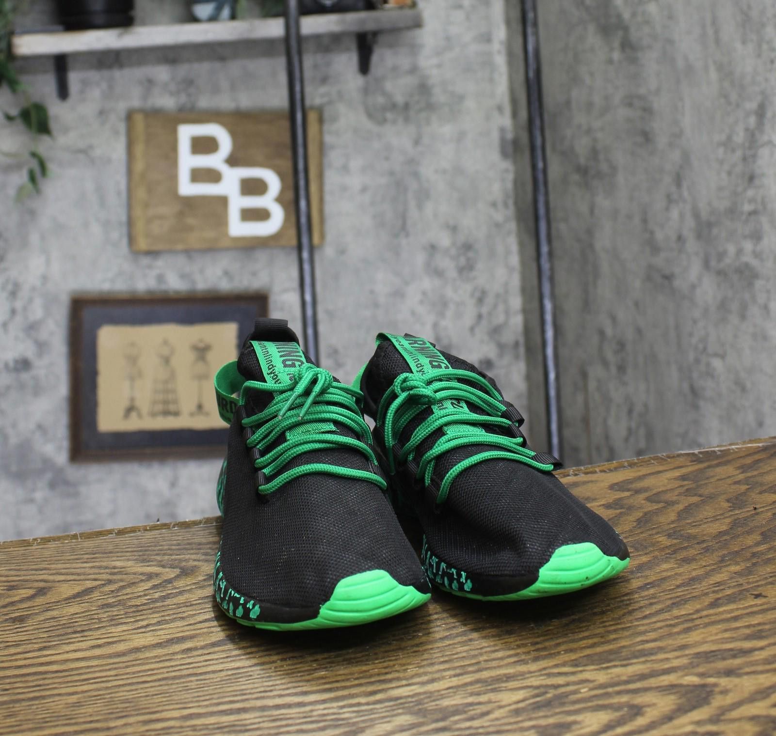 Other New Warning Isecured Foam Mesh Sneakers Green 10 (eur 41) Size US 10 / IT 40 - 3 Thumbnail