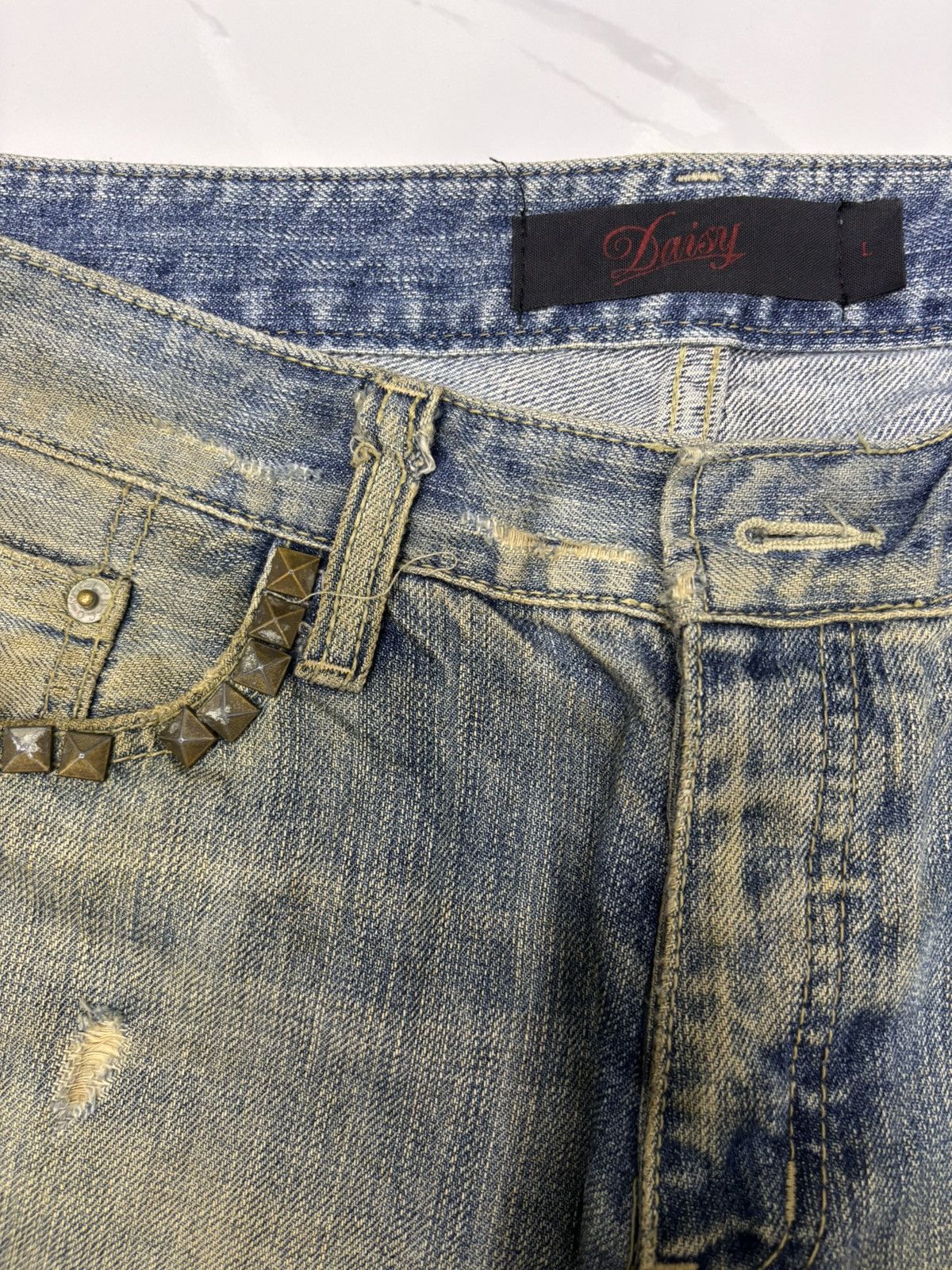 Hysteric Glamour Flare Studded Jeans Hysteric Glamour Style By Daisy Jeans Size US 34 / EU 50 - 9 Thumbnail