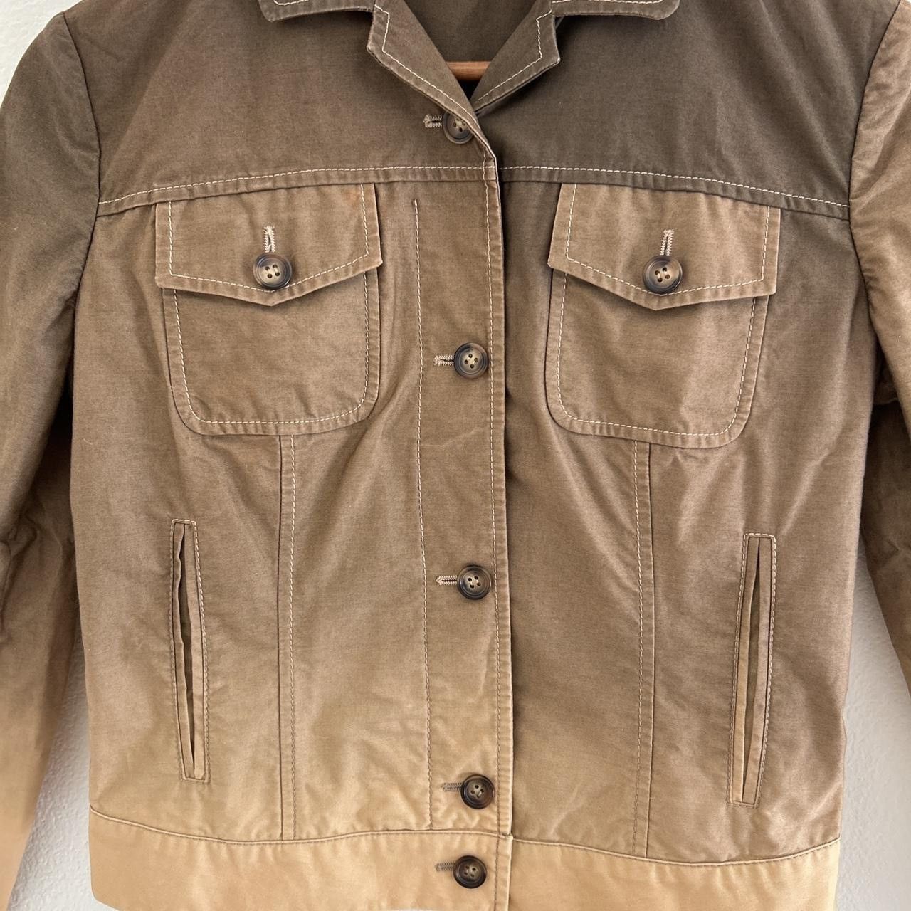 Prada Spring 2004 Prada Gradient Degrade Trucker Crop Jacket Size XXS / US 00 / IT 34 - 6 Thumbnail