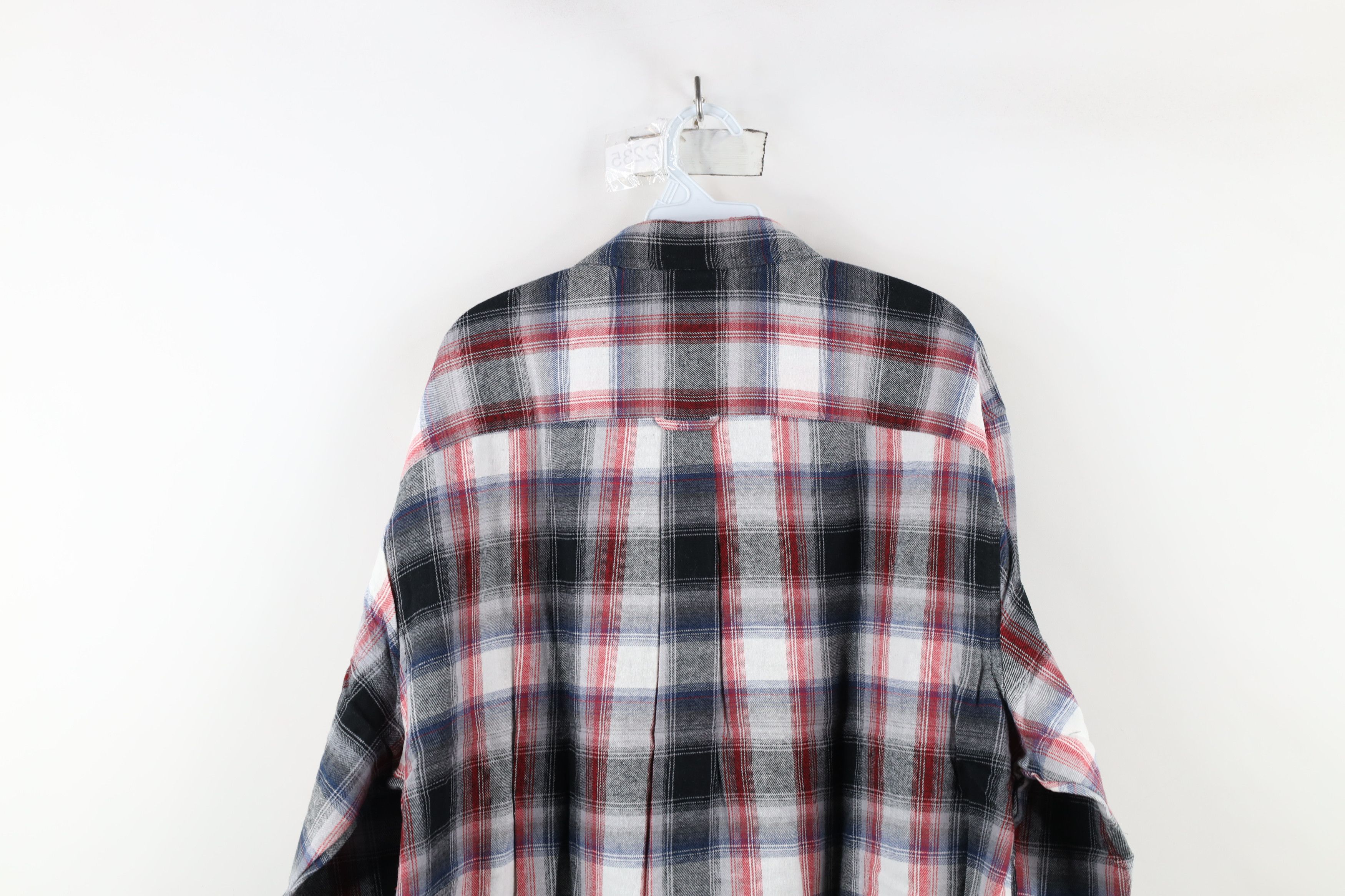 Vintage Deadstock Vintage Y2K Fit Flannel Collared Button Down Shirt Size US XXL / EU 58 / 5 - 13 Thumbnail