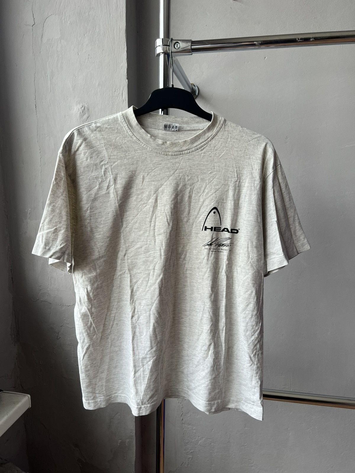 Vintage 90’S Andre Agassi US Open vintage t shirt Size US M / EU 48-50 / 2 - 2 Thumbnail