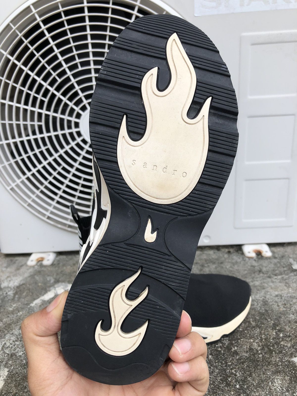 Sandro Sandro Black Flame Sock Sneaker Insole Size 9,5 Inch / 24 Cm Size US 7 / EU 40 - 8 Thumbnail