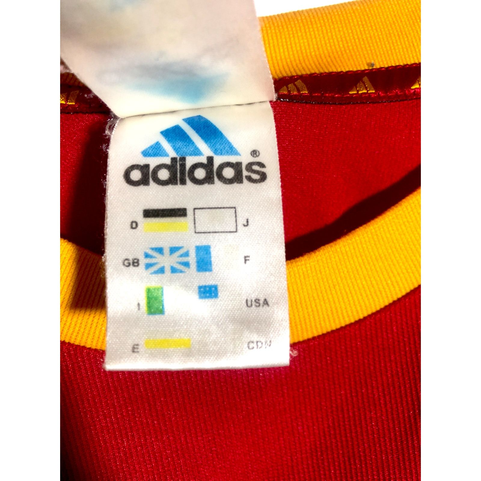 Adidas Spain World Cup 2002 Authentic Adidas Soccer Jersey - Large Size US L / EU 52-54 / 3 - 7 Thumbnail