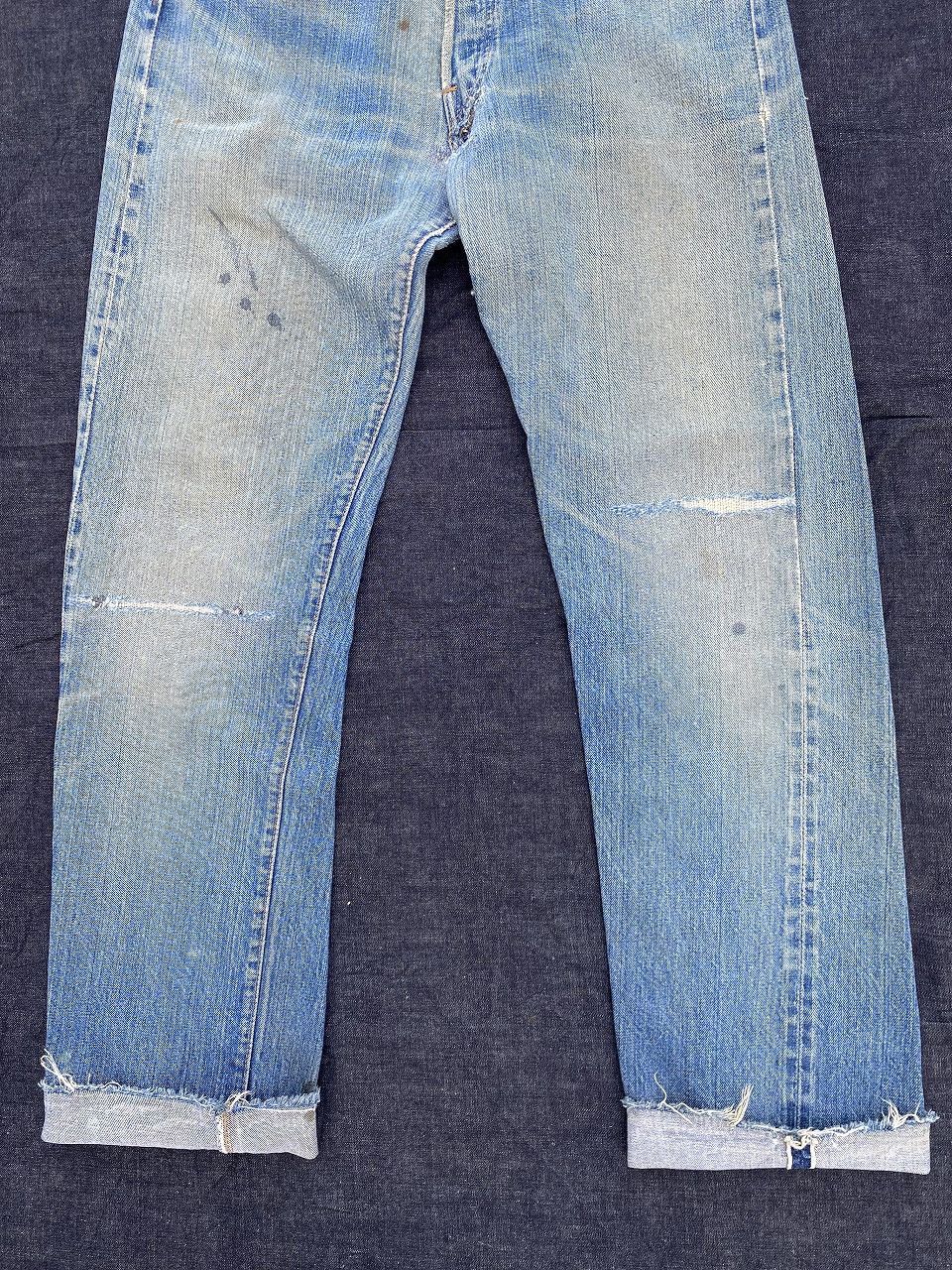 Levi's Vintage 70s Levis 501 Redline #6 Selvedge Jeans Single Size US 32 / EU 48 - 4 Thumbnail