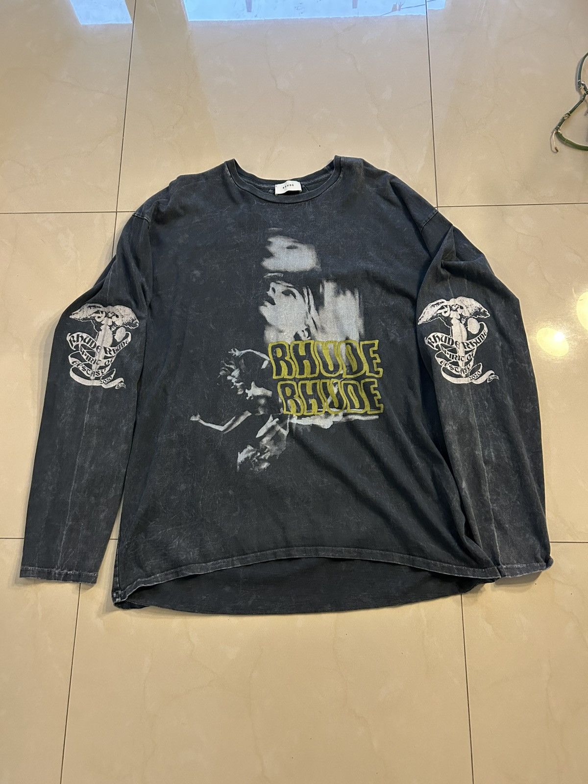Rhude Rhude Vintage Look Longsleeve Size US M / EU 48-50 / 2 - 1 Thumbnail