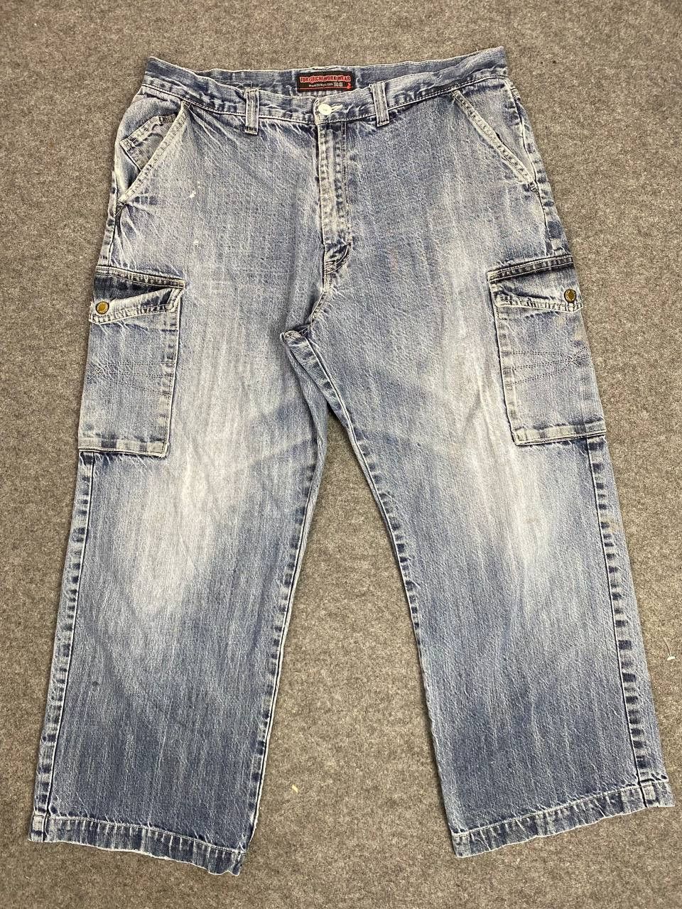 Japanese Brand toraichi japanese brands cargo denim distressed Size US 37 - 8 Thumbnail