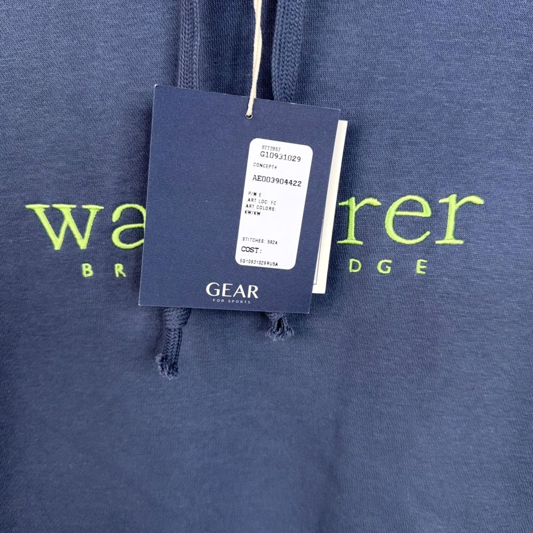 Vintage Gear For Sports Wanderer Breckenridge Hoodie Mens Large Blue Fleece Pullover NWT Clothing Sweatshirt Kangaroo Pocket Size US L / EU 52-54 / 3 - 3 Thumbnail