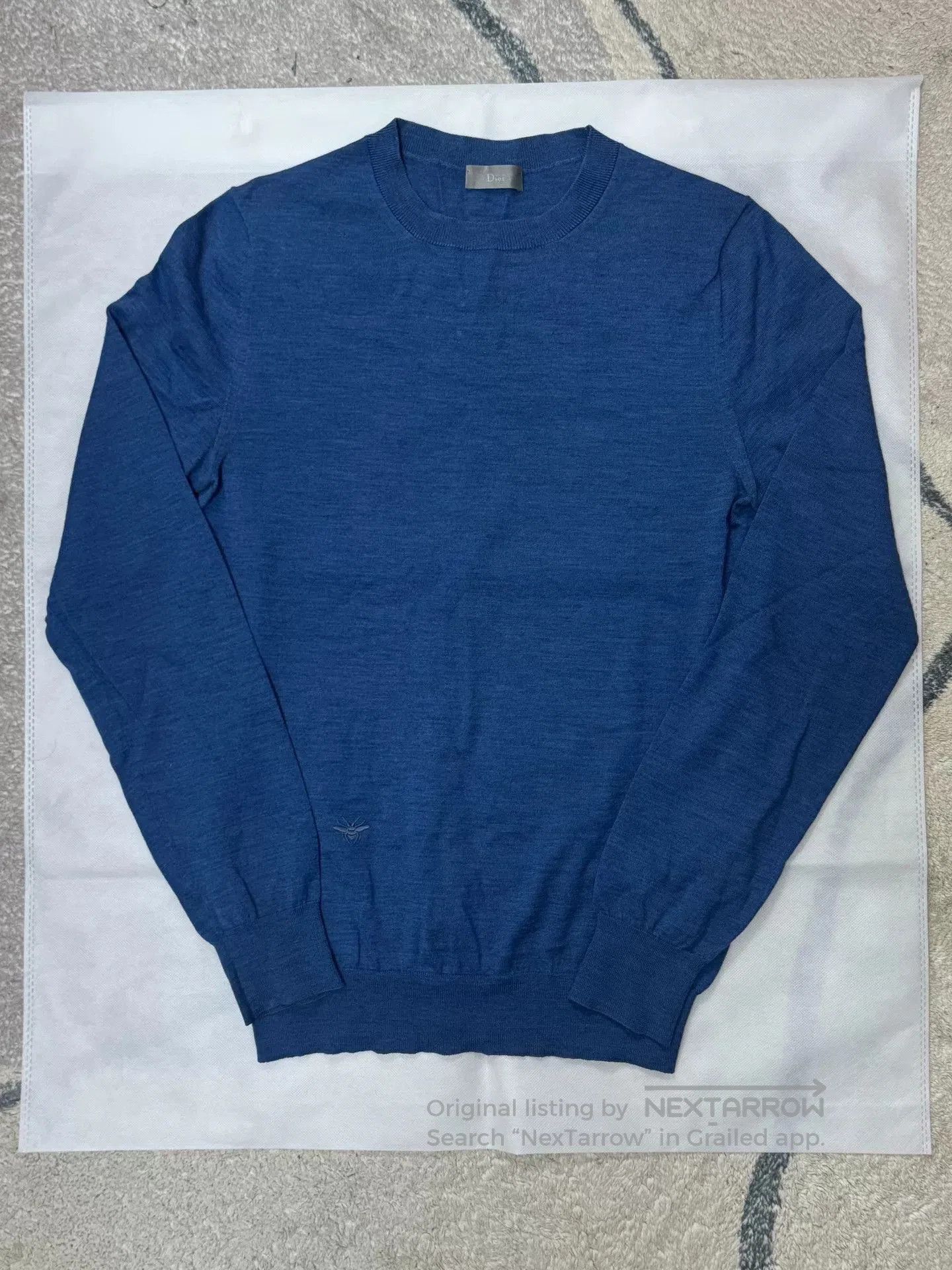 Dior Diorhomme Indigo Pure Wool Sweater. Size US S / EU 44-46 / 1 - 1 Thumbnail