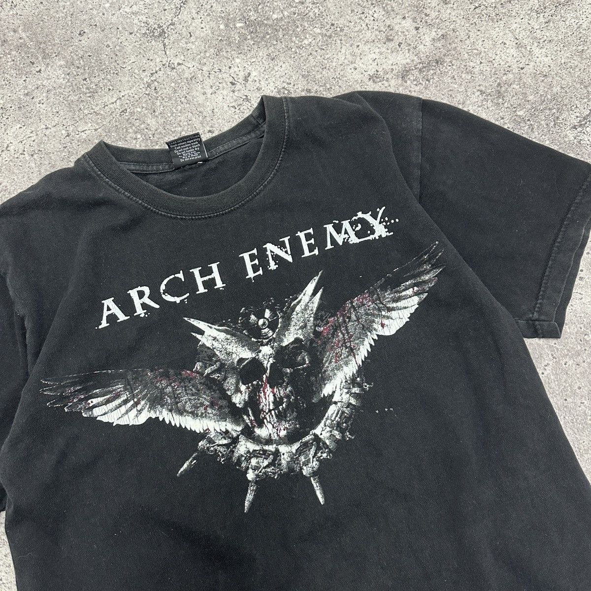 Band Tees Vintage 00s Archenemy Skull tee y2k rock band death metal og Size US M / EU 48-50 / 2 - 4 Thumbnail