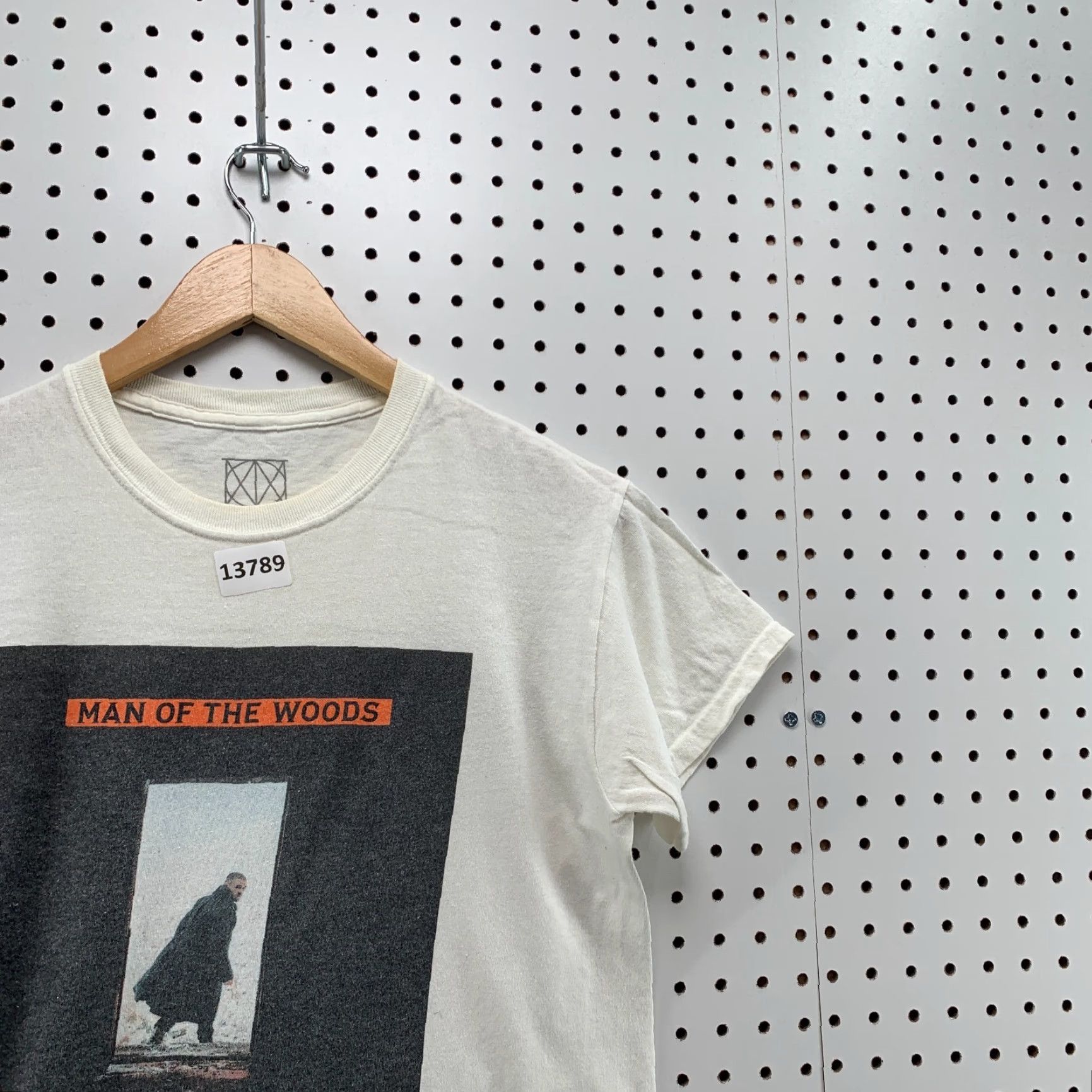 Vintage Justin Timberlake Shirt White Adult Small Short Sleeve Man Of The Woods Tour Music Graphic Print Size US 29 - 2 Thumbnail