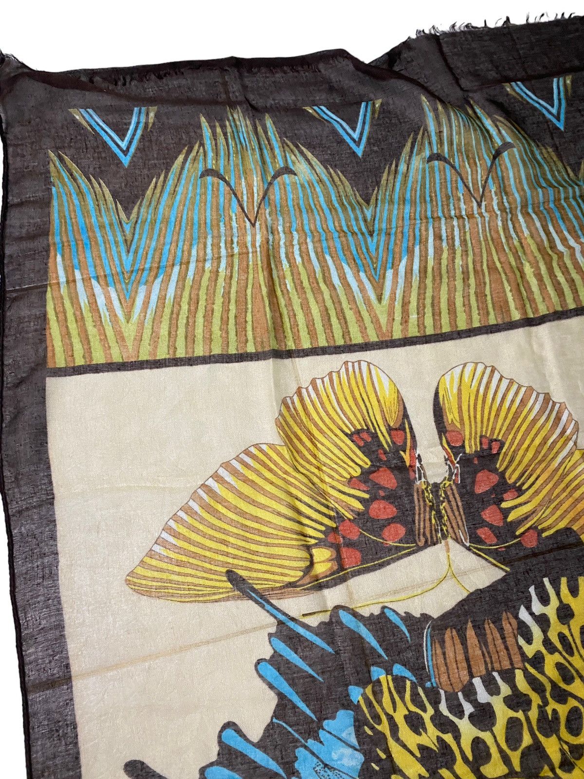 GOA 2000's G.O.A Ethnic Gradient Butterfly Scarf Size ONE SIZE - 6 Thumbnail