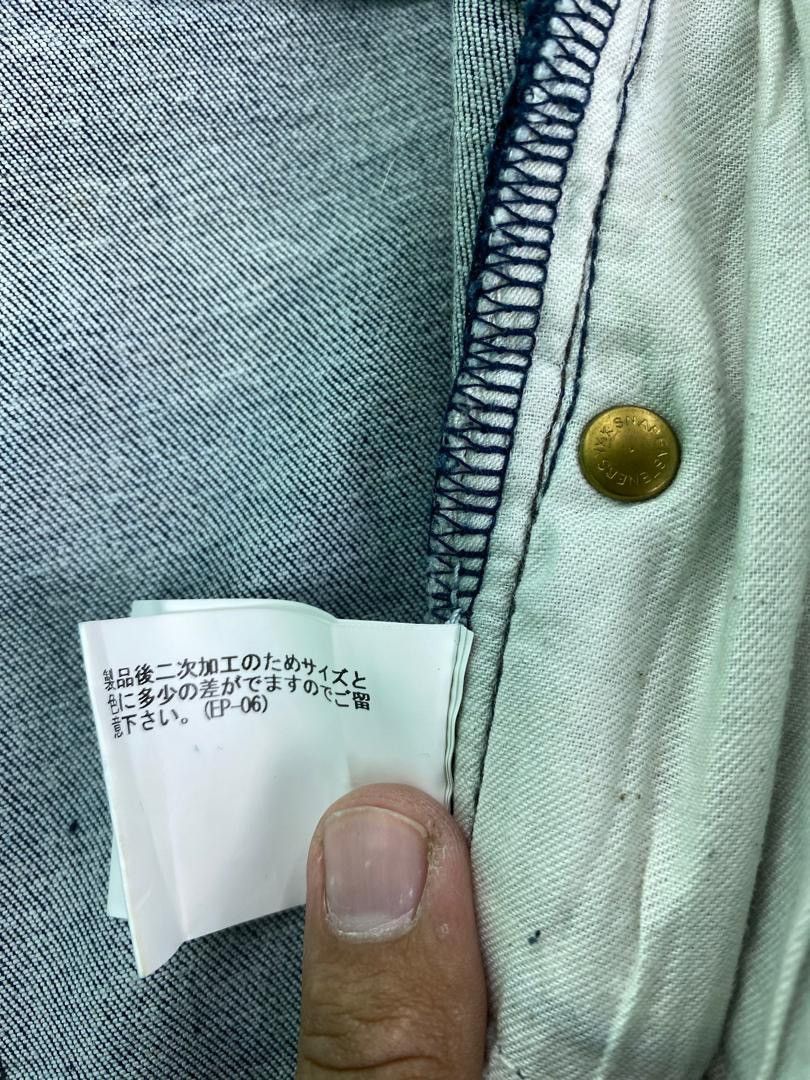 Japanese Brand Vtg 90s japanese brand distressed design skinny denim Size US 29 - 8 Thumbnail