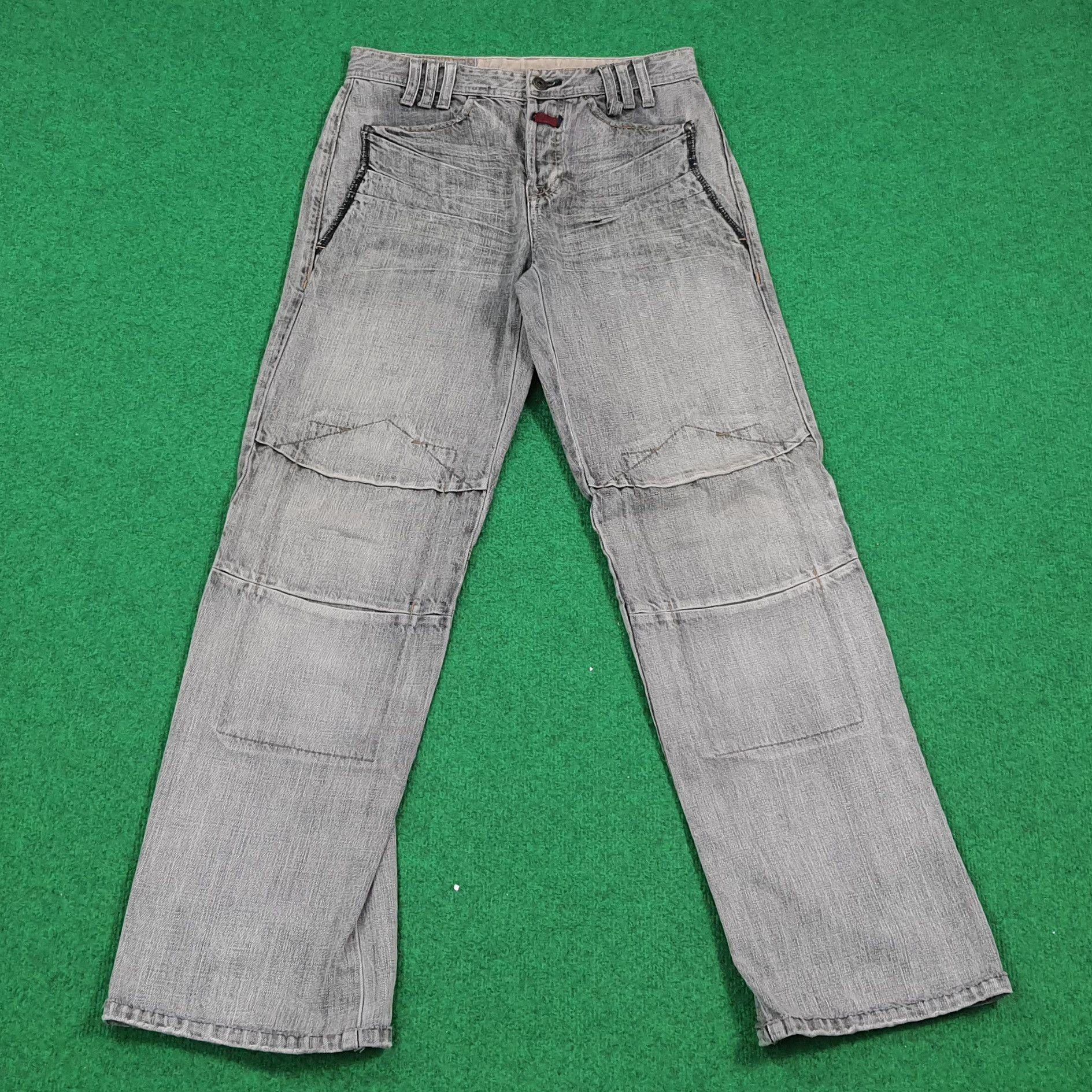 Vintage Marithe Francois Girbuid Grey Baggy Jeans C280N19
