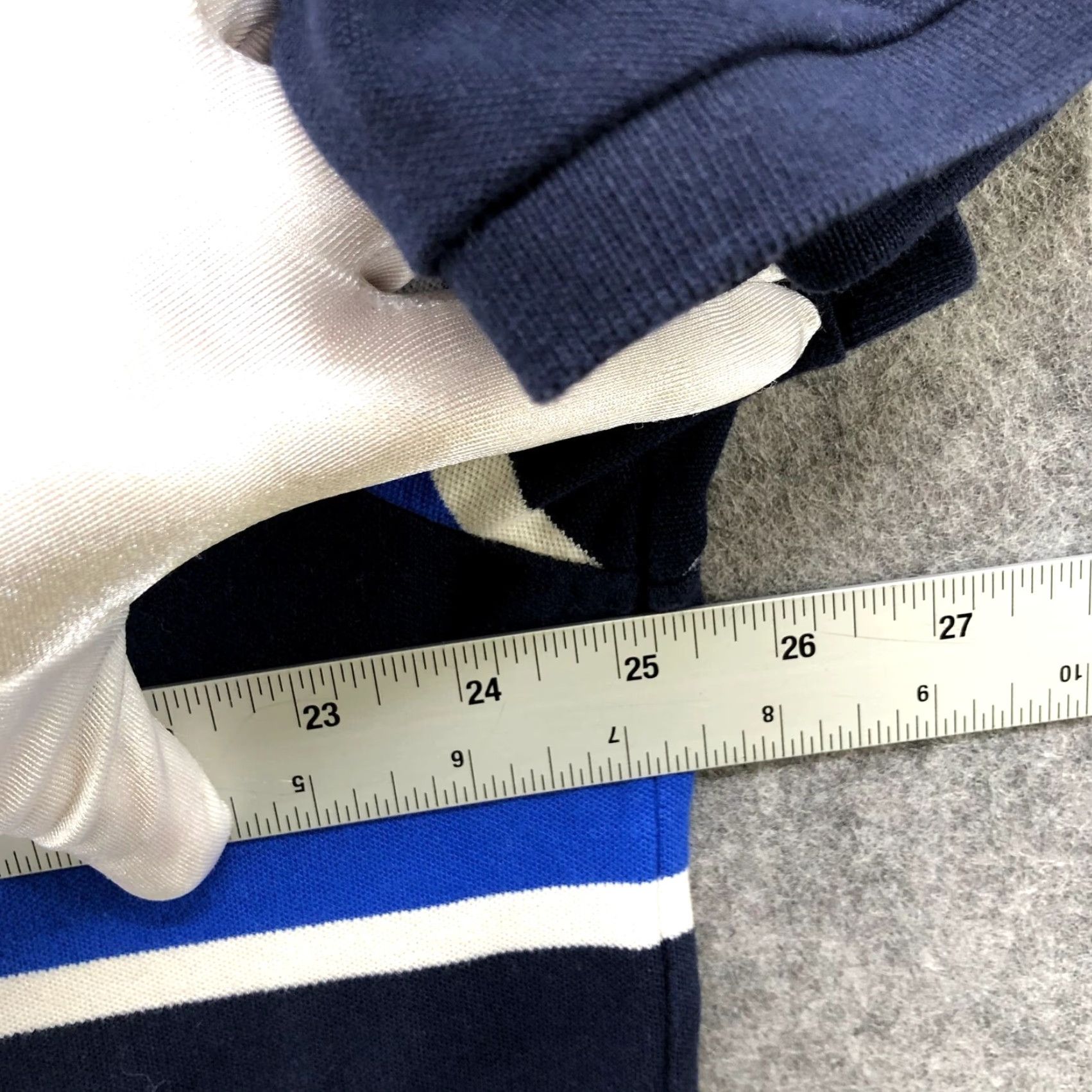 Old Navy Old Navy Polo Shirt Mens 2XL Short Sleeve Blue Striped Cotton Blend Shirt Polo Classic Preppy Casual Mens XX L Size US XXL / EU 58 / 5 - 7 Thumbnail
