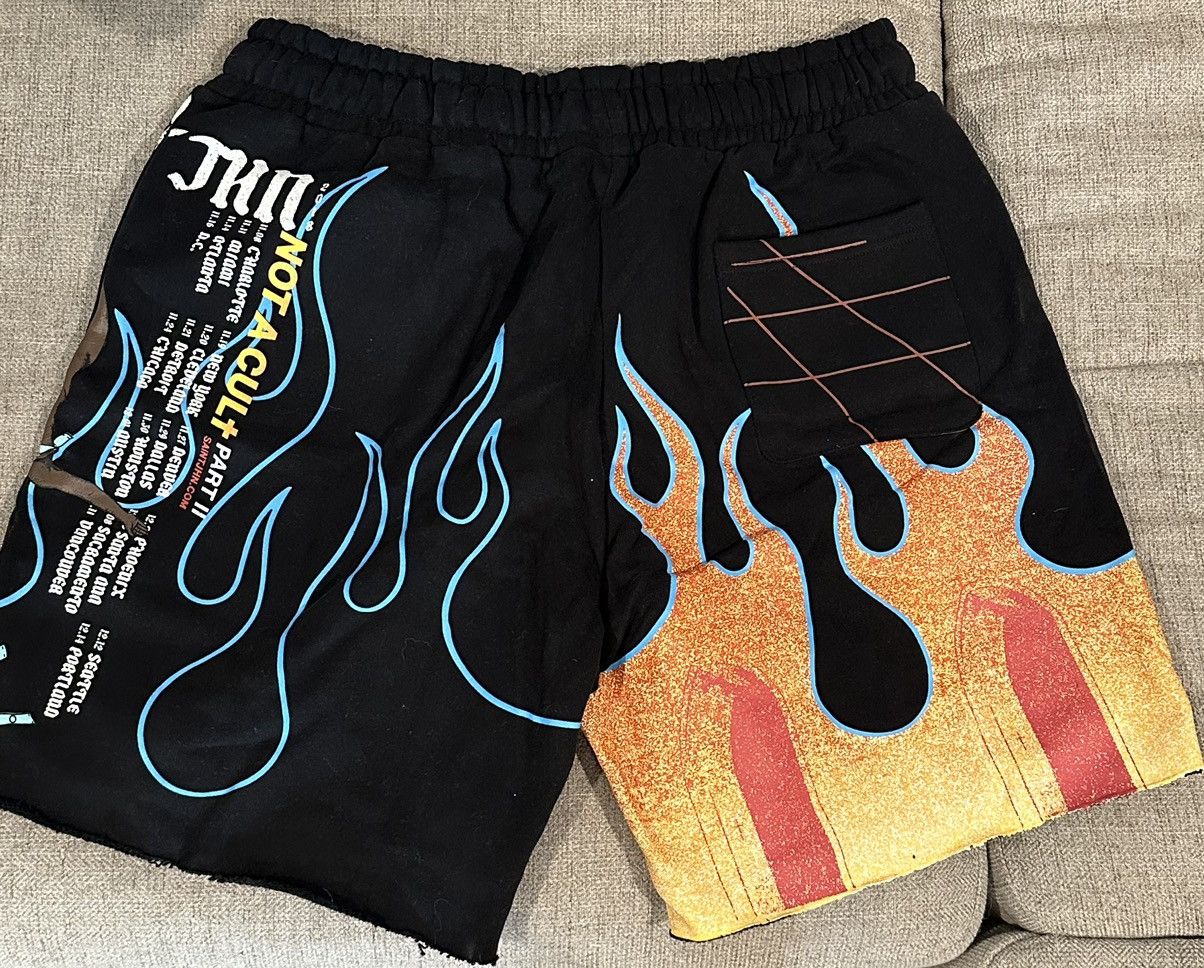 Rap Tees SAINt JHN 'NOT A CULt Tour' Shorts - Black - Large Size US 32 / EU 48 - 5 Thumbnail