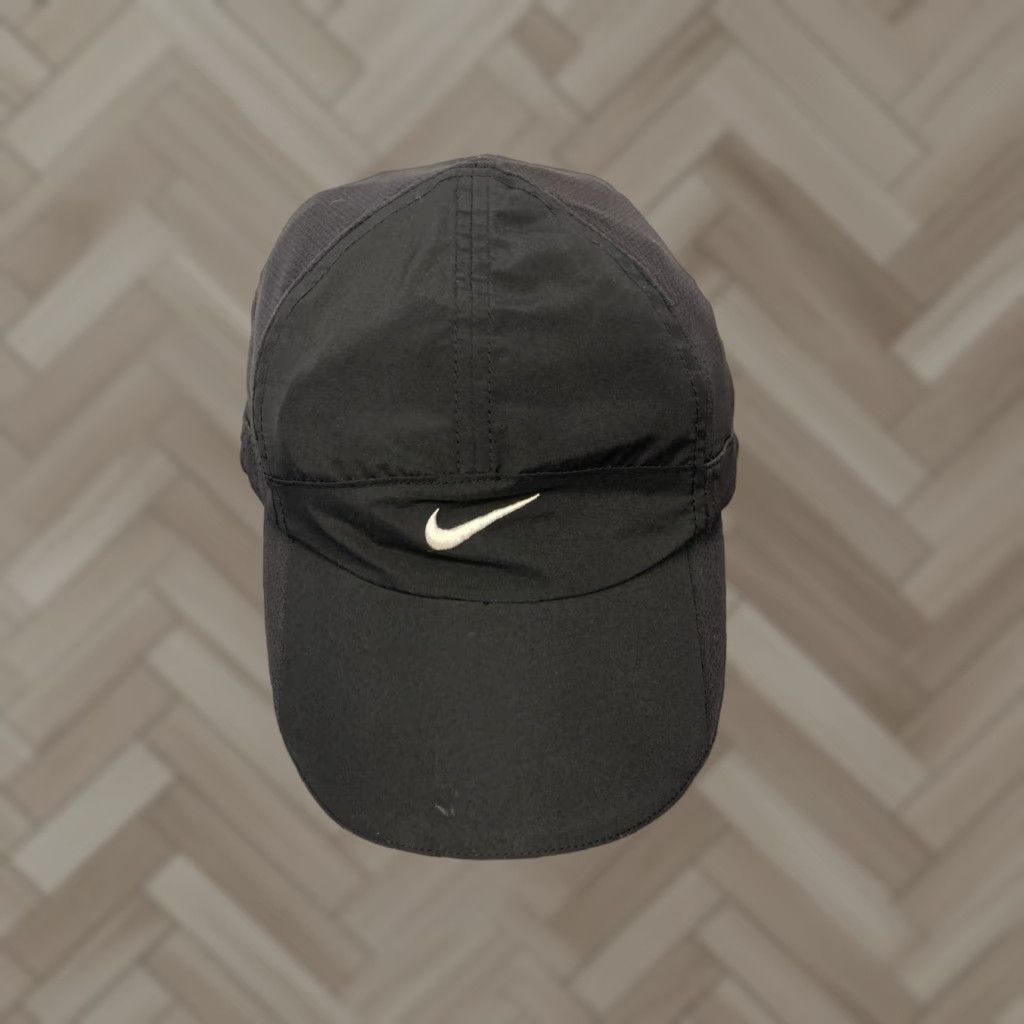 Nike Nike Dri-Fit Featherlight Golf Navy Black w/ White Swoosh Blank Hat Cap /828 Size ONE SIZE - 1 Thumbnail