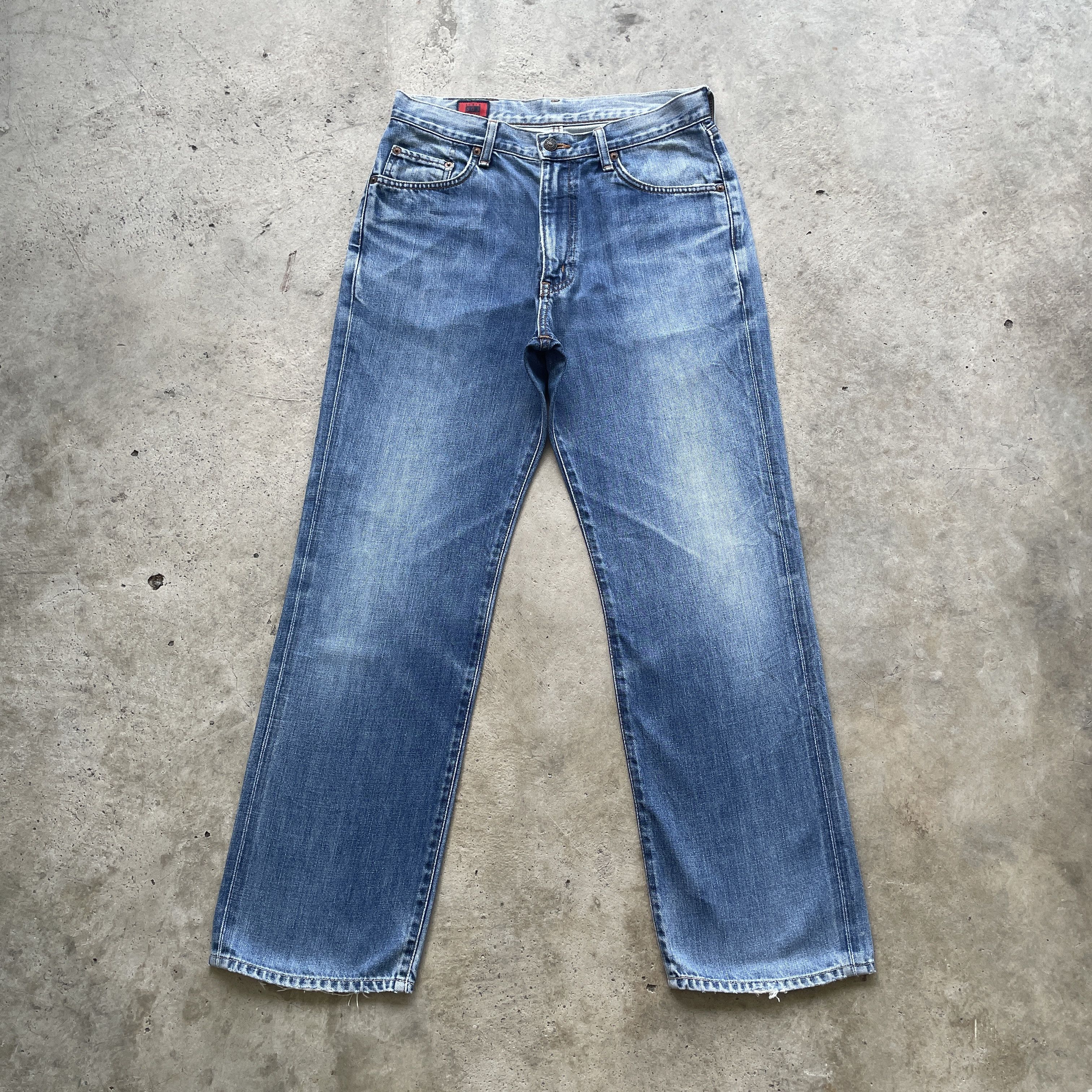 Edwin × Japanese Brand VINTAGE EDWIN 503 REGULAR DEMIM PANTS FADED JEANS W30x28.5 Size US 30 / EU 46 - 2 Thumbnail