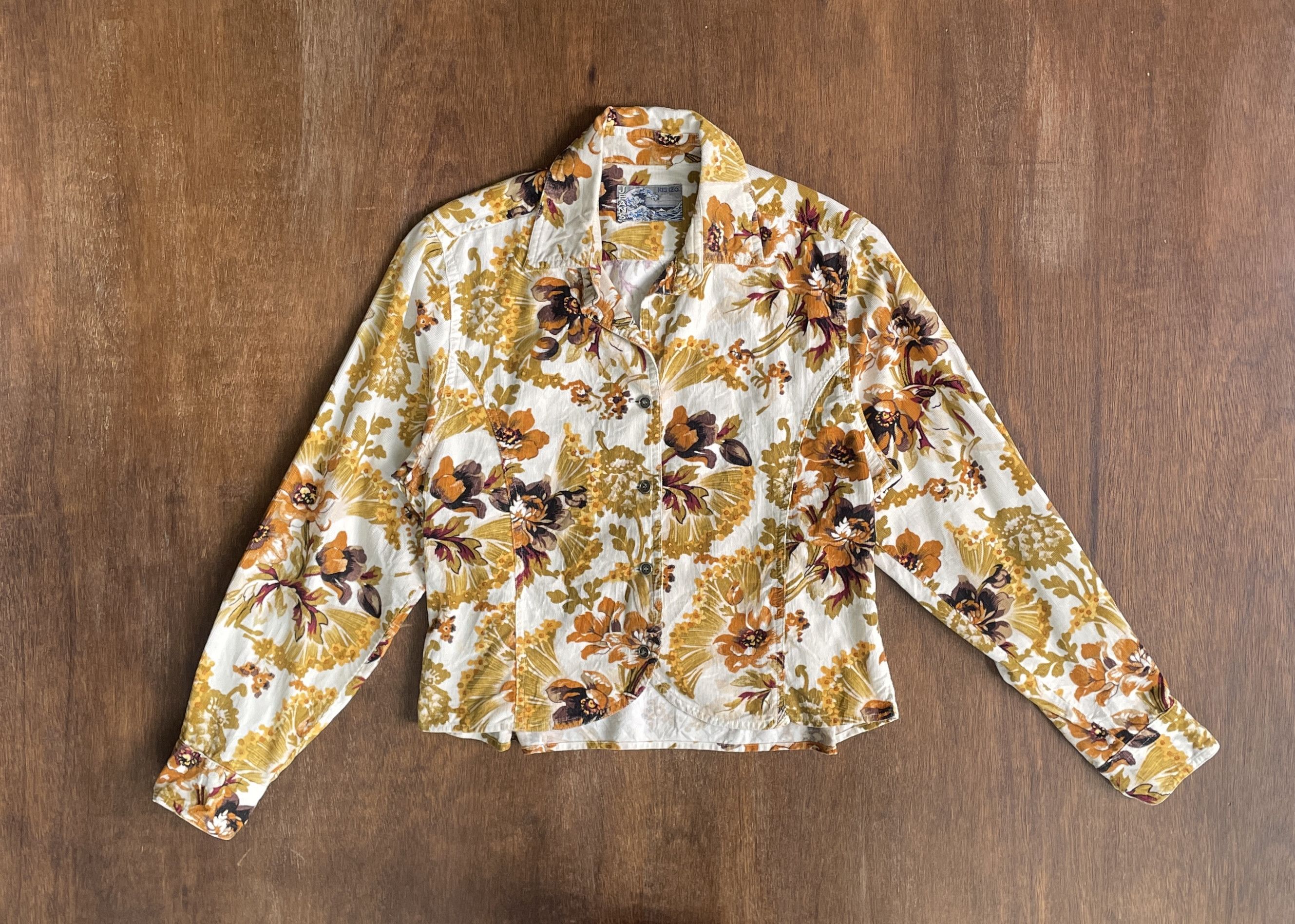 Kenzo KENZO Vintage 80's Flower Light Jacket Size US S / EU 44-46 / 1 - 1 Thumbnail