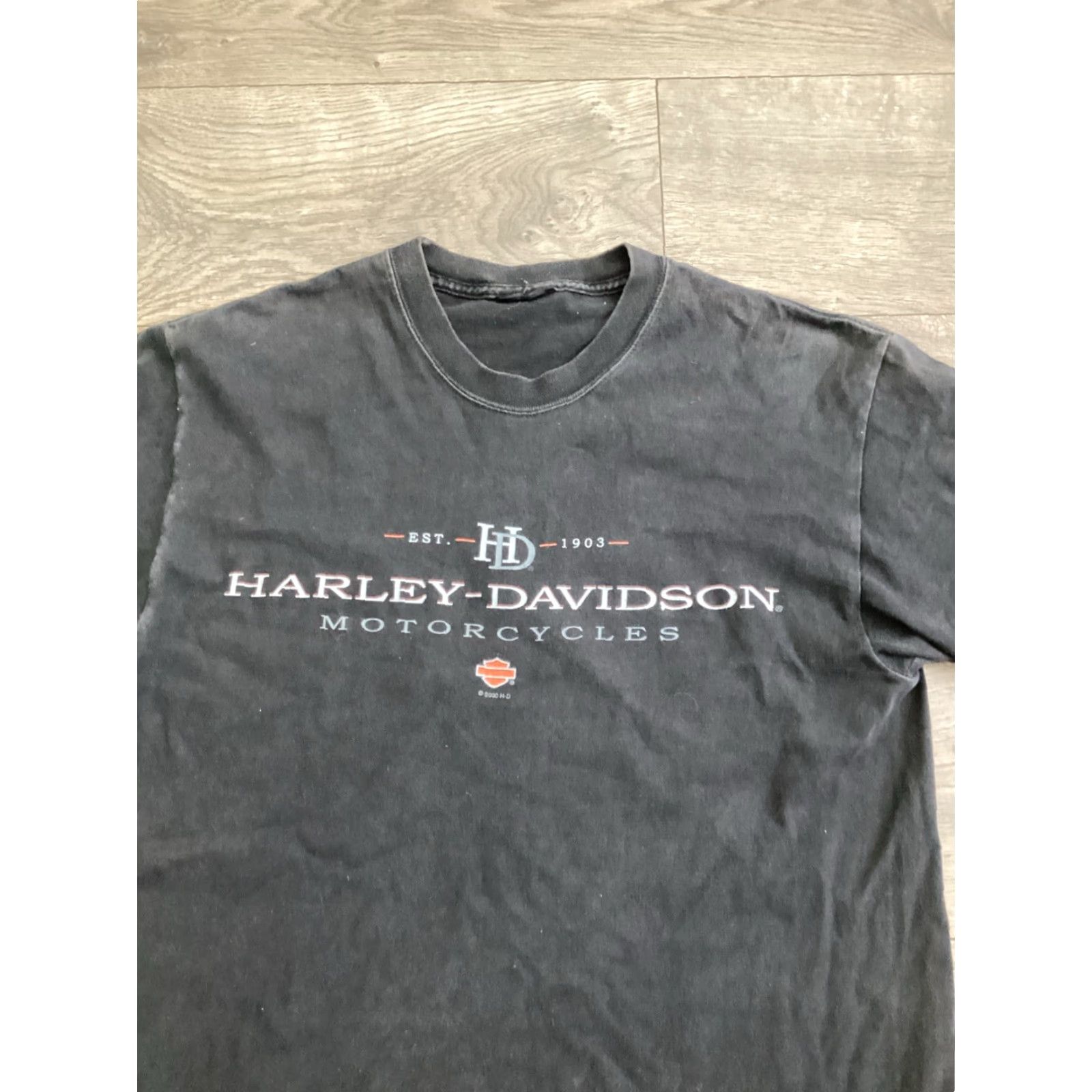 Harley Davidson VINTAGE Harley-Davidson Eagle Black Shirt Adult L Unisex 2000s Graphic Tee Mens Womens Size US L / EU 52-54 / 3 - 2 Thumbnail